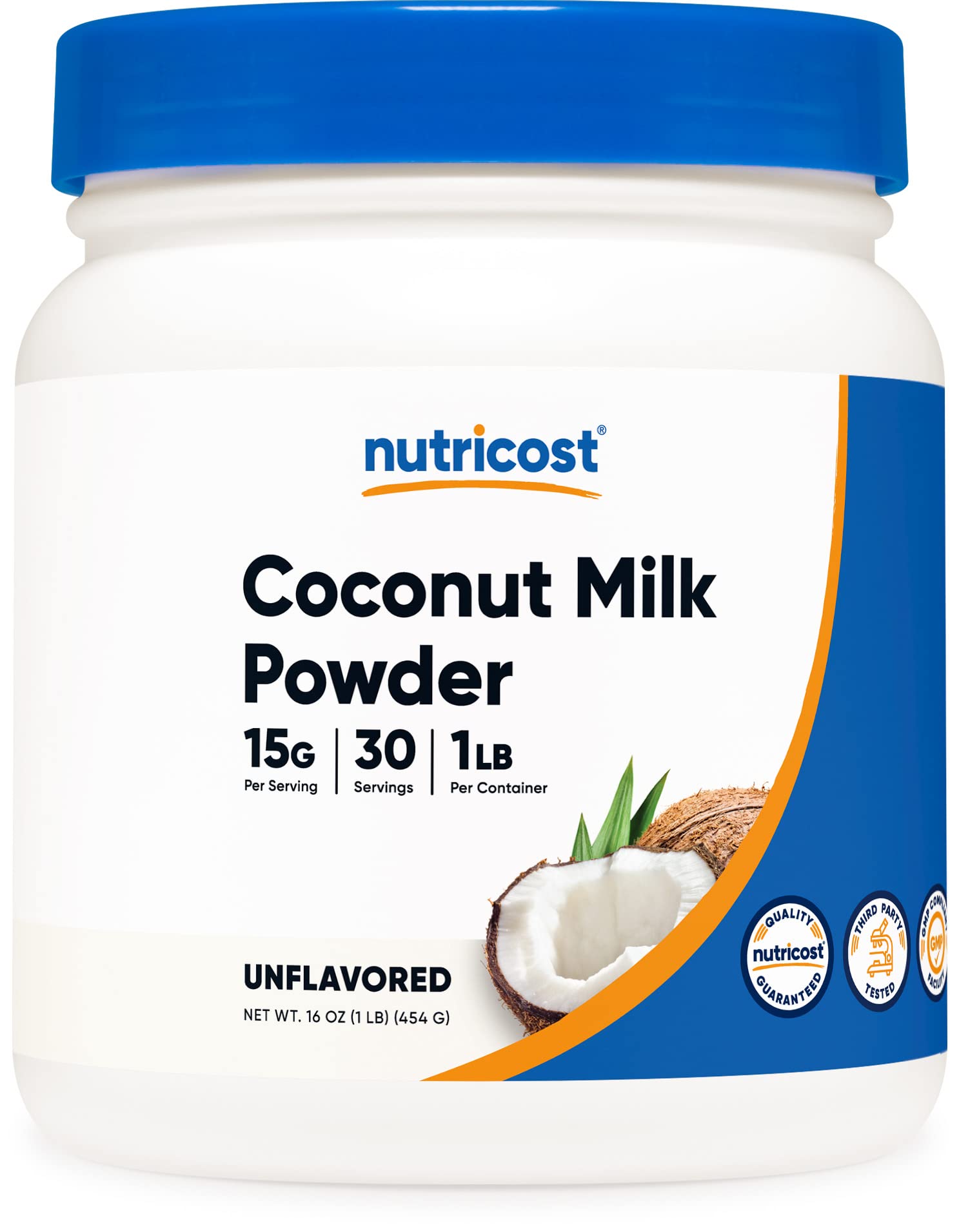 Foto 1 | Leche De Coco En Polvo Nutricost 454 G - Venta Internacional.