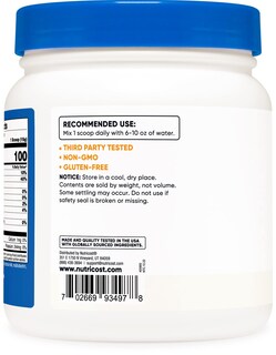 Foto 3 | Leche De Coco En Polvo Nutricost 454 G - Venta Internacional.