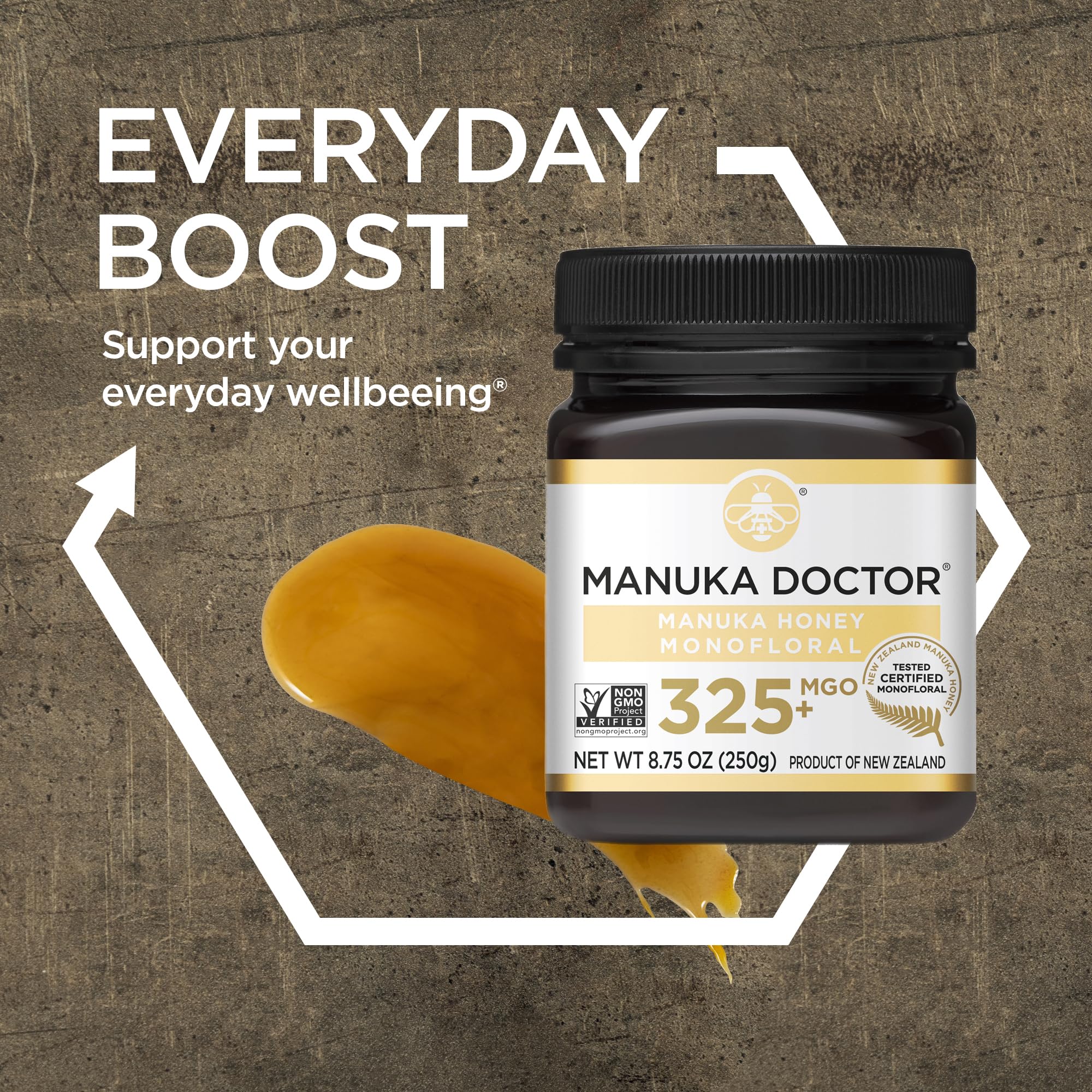Foto 6 pulgar | Miel De Manuka Manuka Doctor Mgo 325+ 258 Ml 100% Pura De Nueva Zelanda - Venta Internacional.