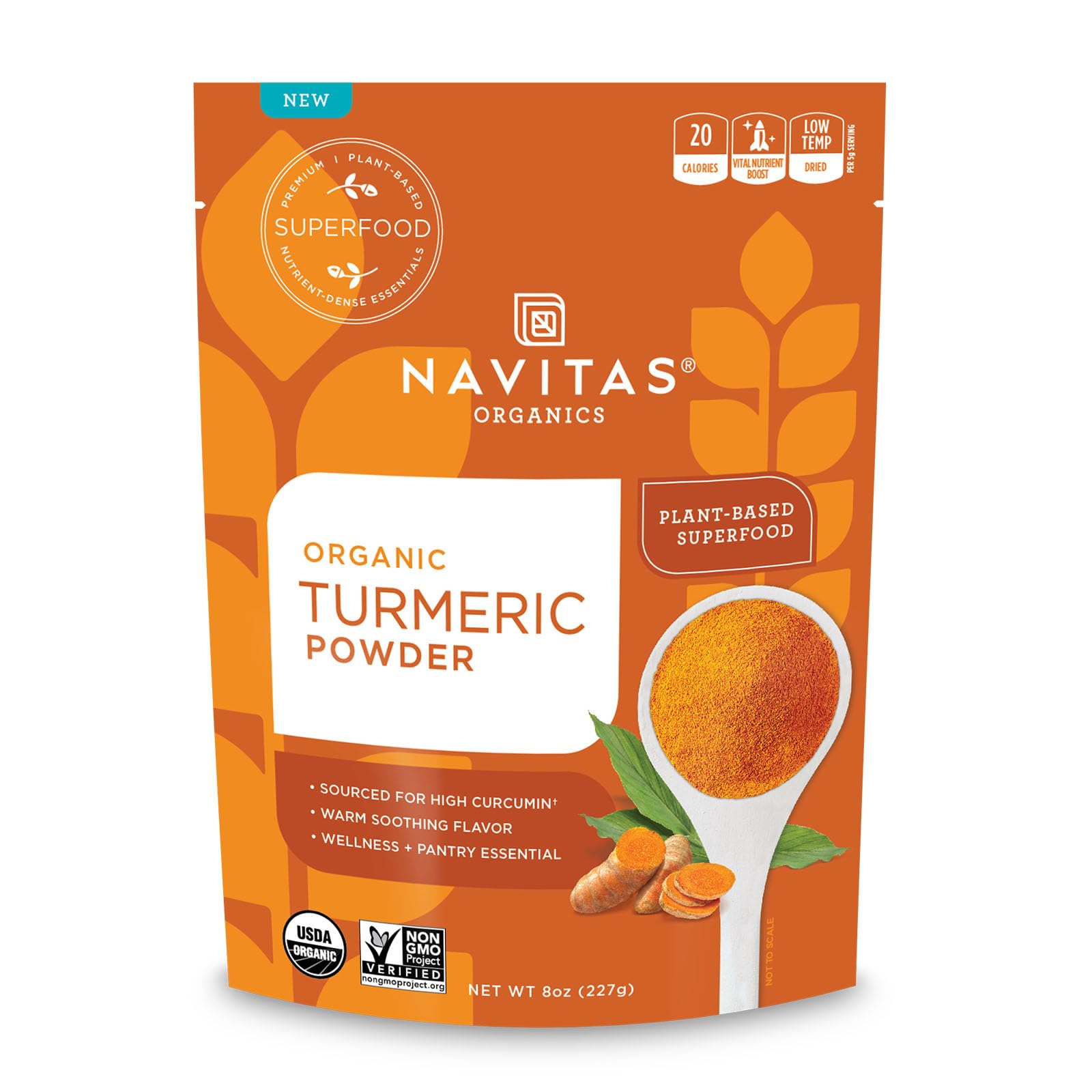 Foto 2 pulgar | Polvo De Cúrcuma Navitas Organics 240 Ml Orgánico Sin Ogm - Venta Internacional.