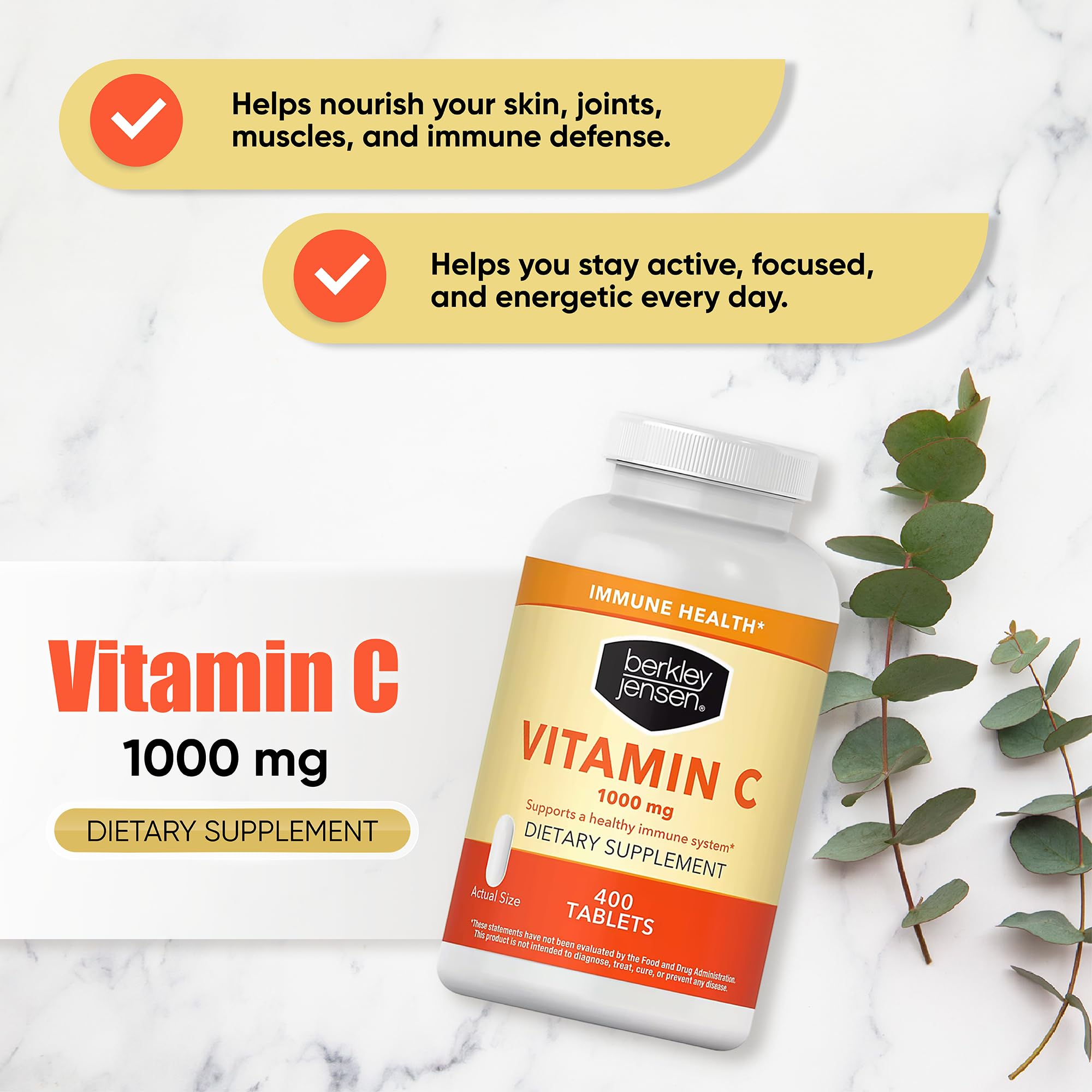 Foto 3 pulgar | Suplemento De Vitamina C Berkley Jensen 1000 Mg Extra Strength - Venta Internacional.