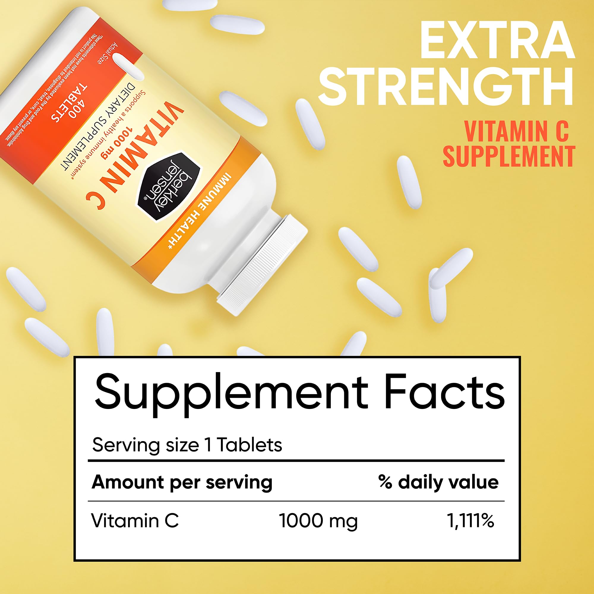 Foto 8 pulgar | Suplemento De Vitamina C Berkley Jensen 1000 Mg Extra Strength - Venta Internacional.