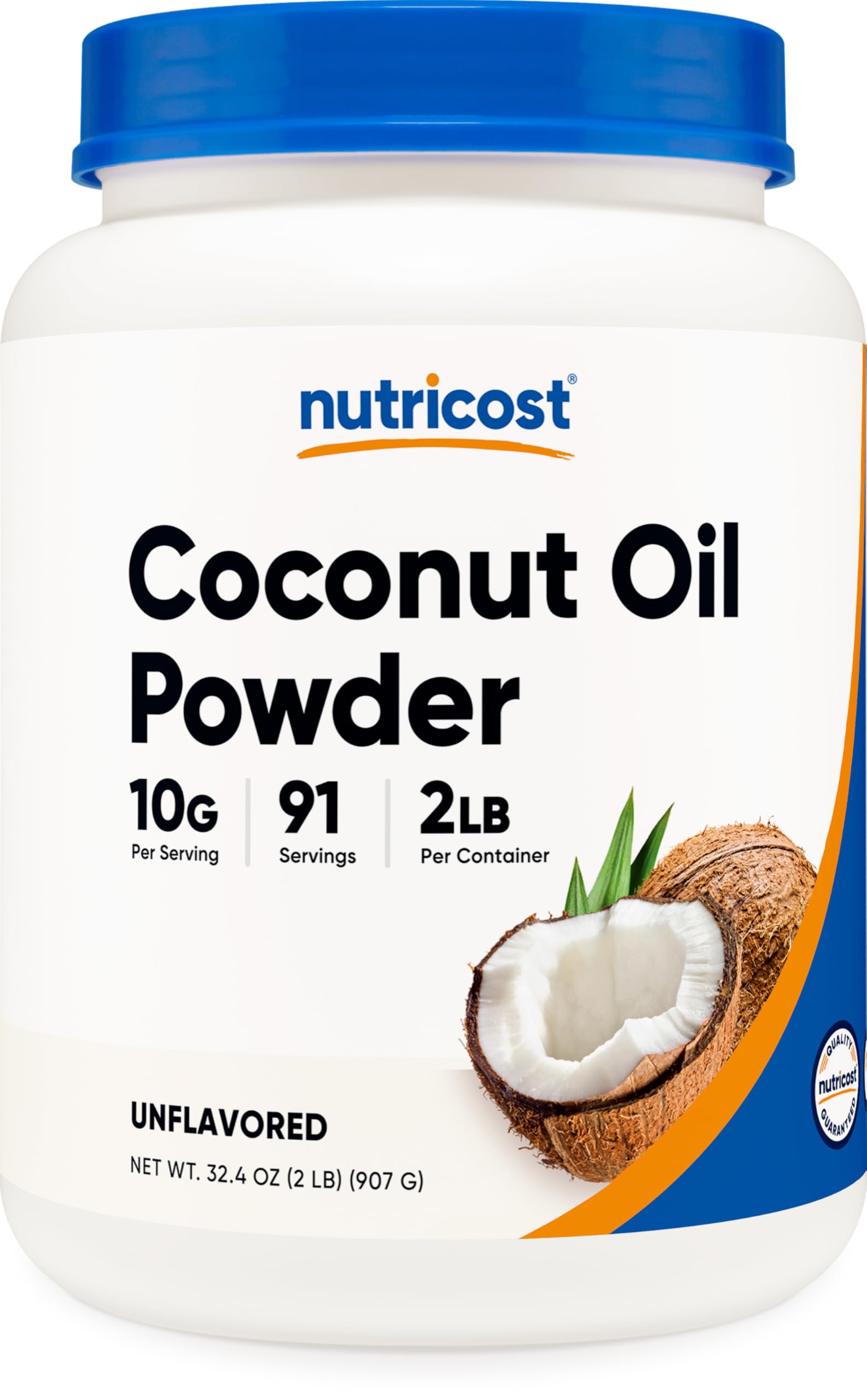 Foto 2 pulgar | Aceite De Coco En Polvo Nutricost 0.9 Kg (90 Porciones) Sin Ogm - Venta Internacional.