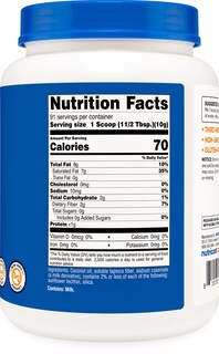 Foto 5 | Aceite De Coco En Polvo Nutricost 0.9 Kg (90 Porciones) Sin Ogm - Venta Internacional.