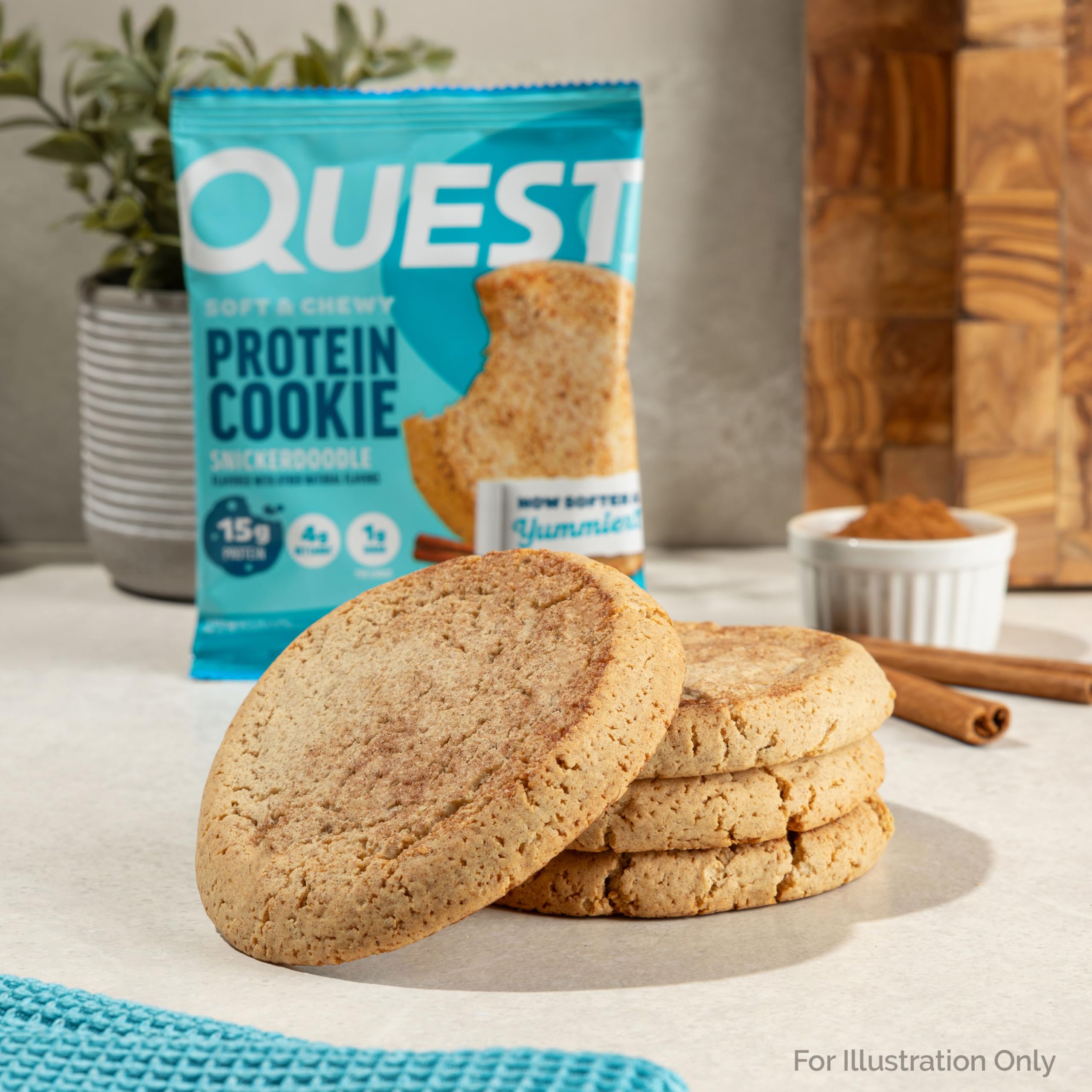 Foto 5 pulgar | Protein Cookie Quest Nutrition Snickerdoodle  15 G De Proteína - Venta Internacional.