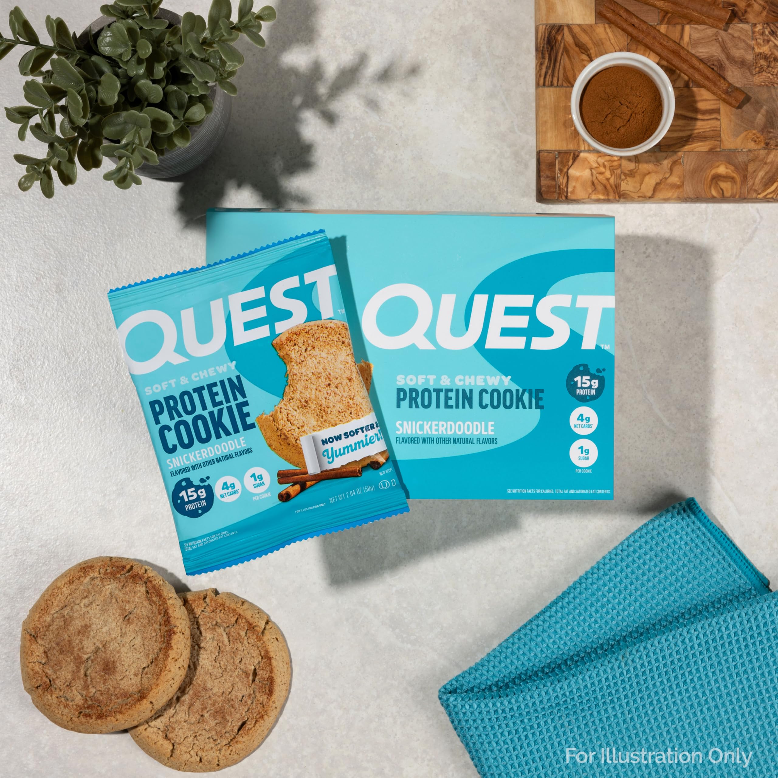 Foto 6 pulgar | Protein Cookie Quest Nutrition Snickerdoodle  15 G De Proteína - Venta Internacional.