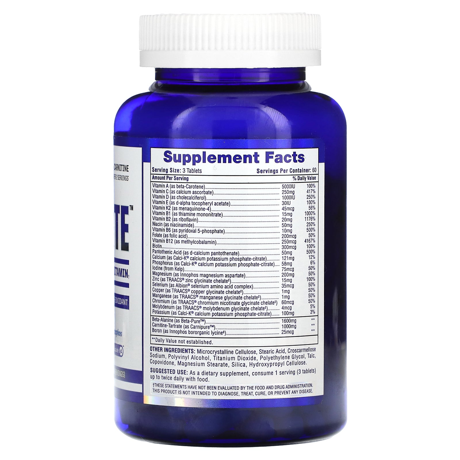 Foto 3 pulgar | Suplemento Hi Tech Pharmaceuticals Musclevite 180 Comprimidos - Venta Internacional.