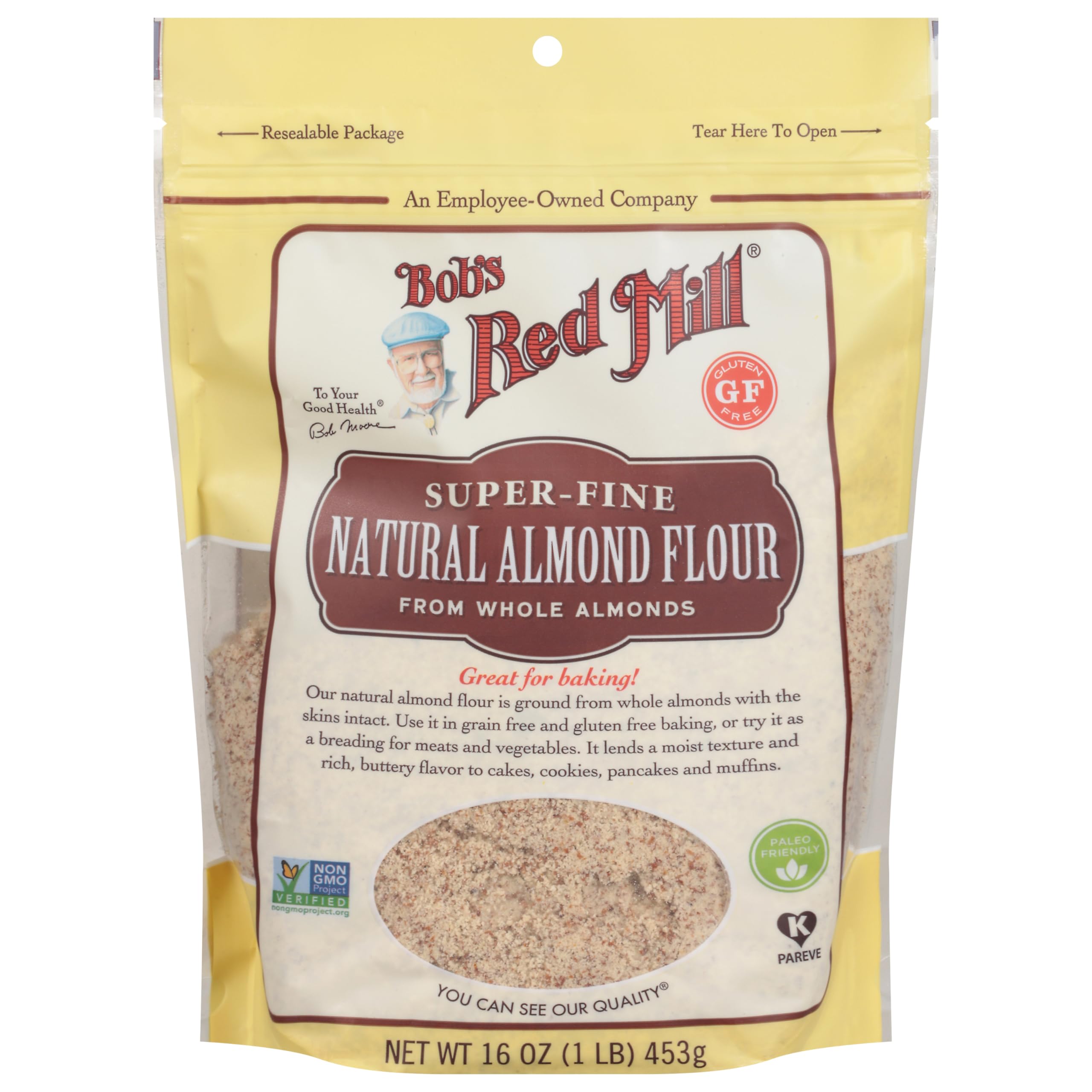 Foto 3 pulgar | Harina De Almendras Bob's Red Mill Natural 473 Ml (paquete De 1) - Venta Internacional.