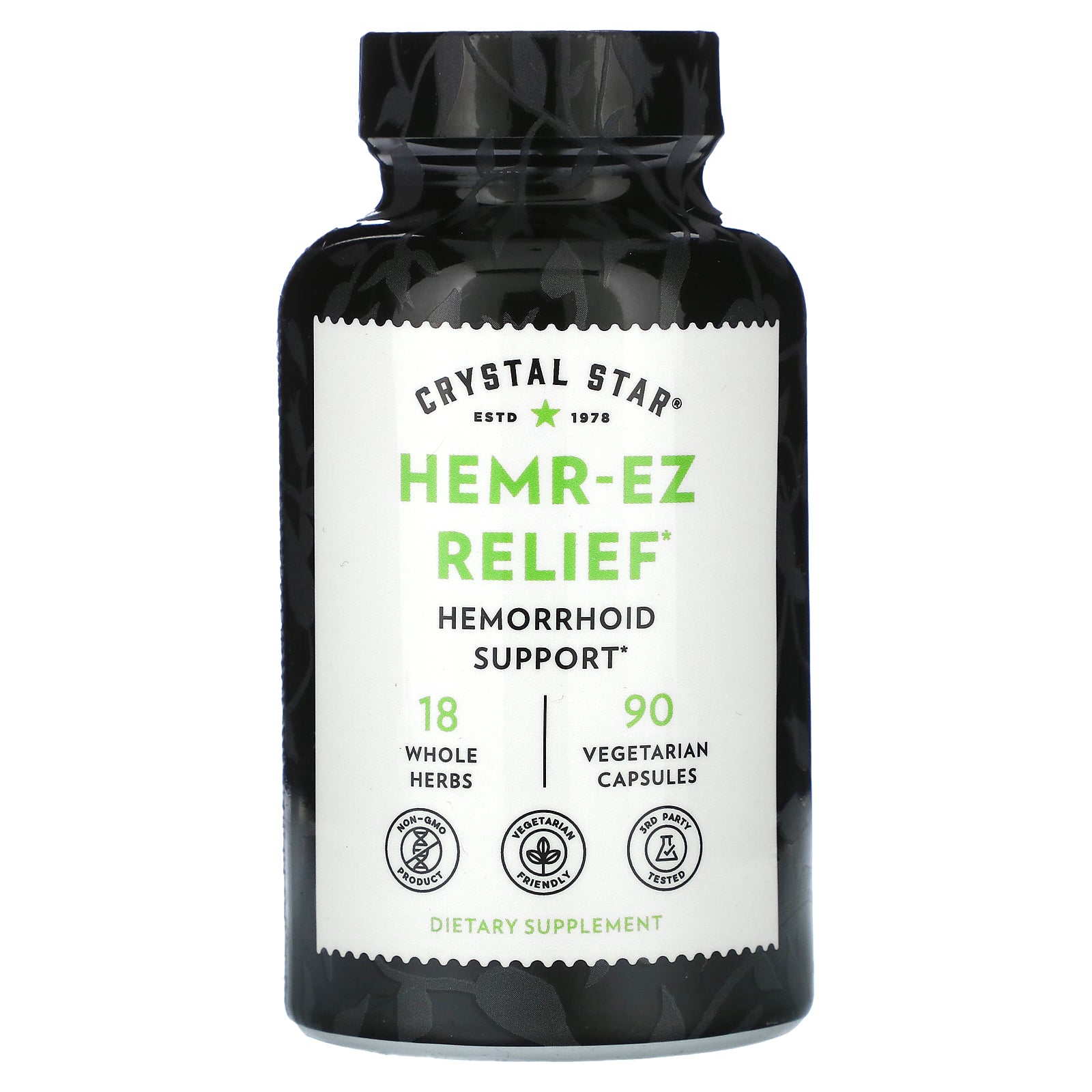 Foto 1 | Suplemento Crystal Star Hemr-ez Relief 90 Cápsulas Vegetarianas - Venta Internacional.