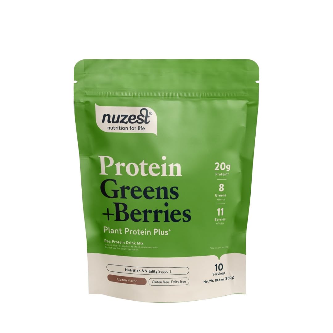 Foto 1 | Mezcla De Batido Proteico Nuzest Protein Greens + Berries 300 G - Venta Internacional.