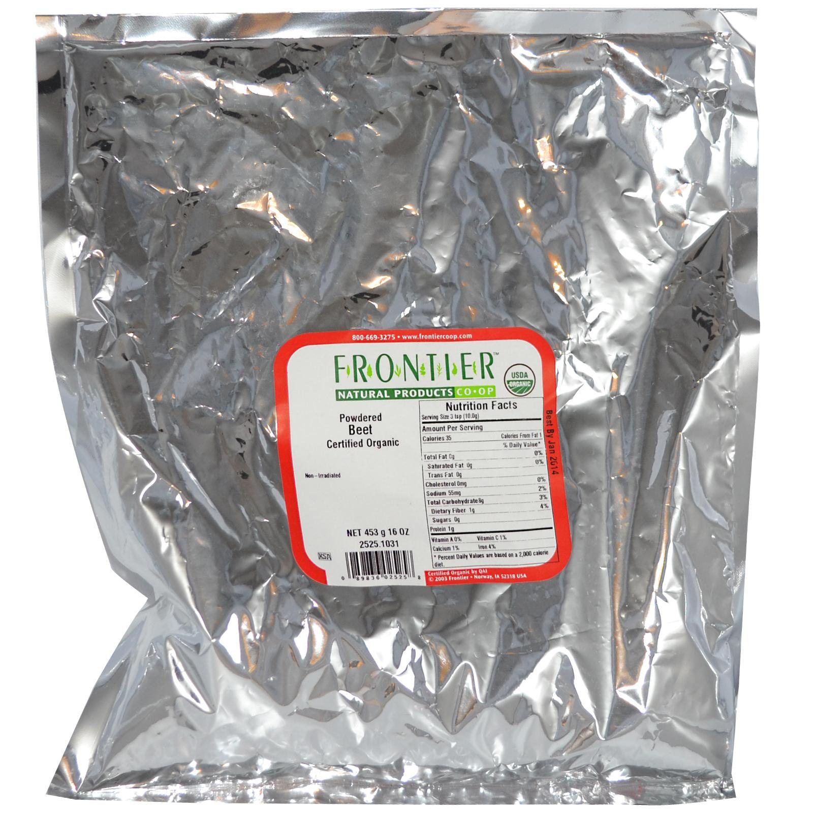Foto 1 | Polvo De Remolacha Frontier Co-op Organic 454 G - Venta Internacional.