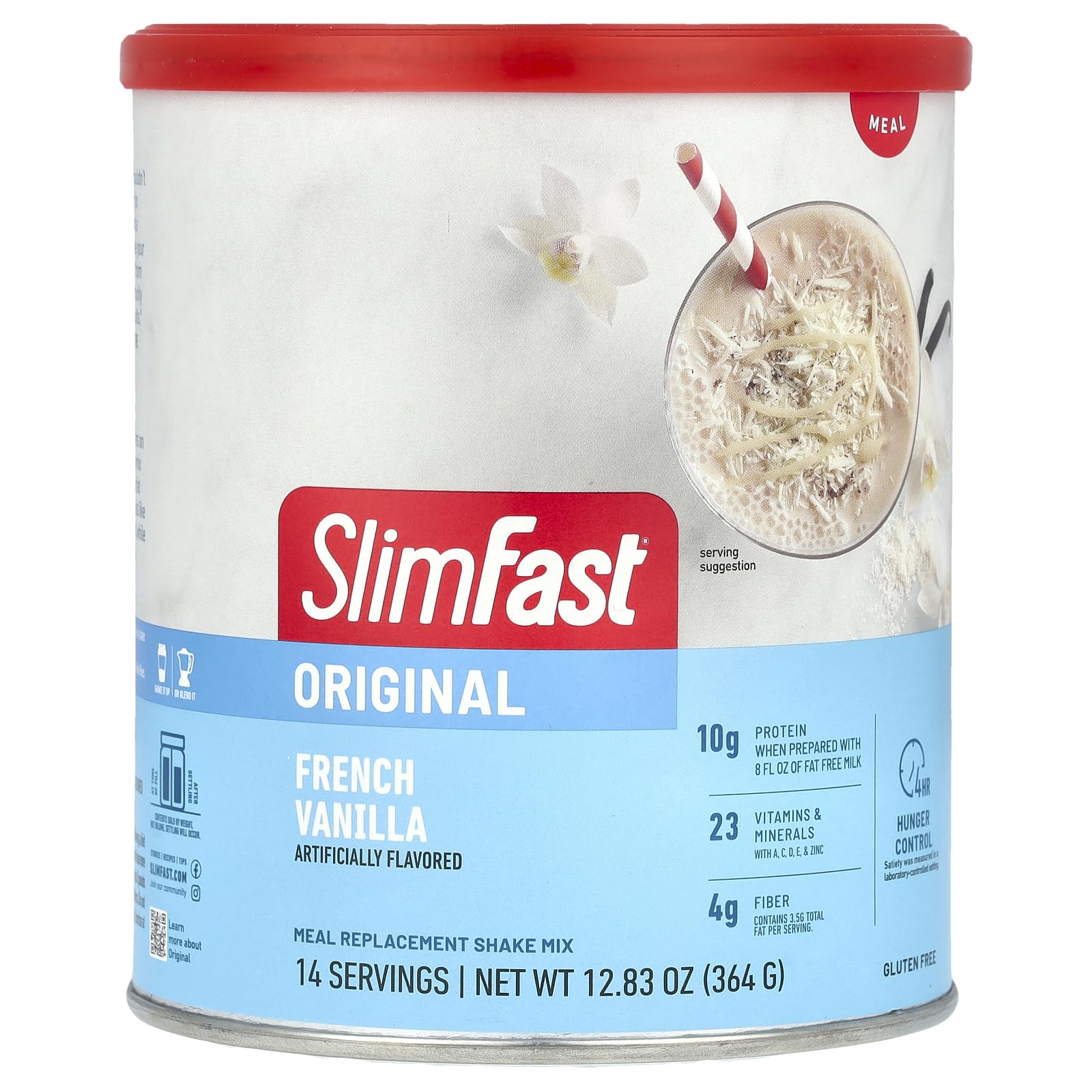 Foto 2 pulgar | Sustitutivo De Comidas En Polvo Slimfast French Vanilla 400 G - Venta Internacional.