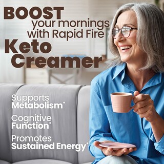 Foto 3 | Creamer Rapid Fire Ketogenic Con Aceite Mct Café Y Té 250 Ml - Venta Internacional.
