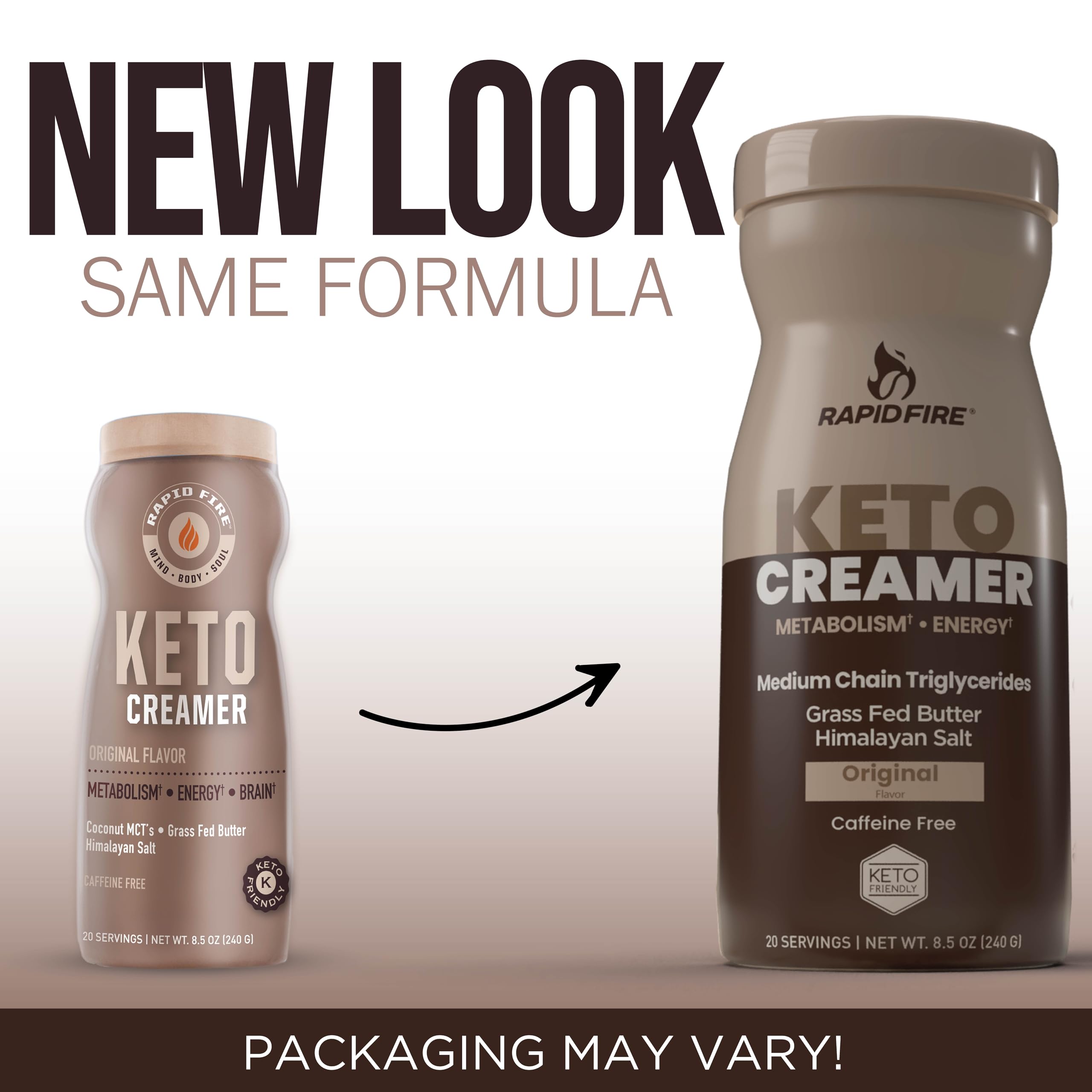 Foto 6 | Creamer Rapid Fire Ketogenic Con Aceite Mct  Café Y Té  250 Ml - Venta Internacional.