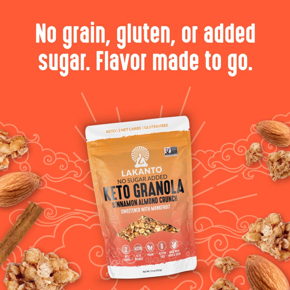 Foto 6 | Granola Lakanto Cinnamon Almond Crunch  325 Ml  Cetogénica Vegana - Venta Internacional.