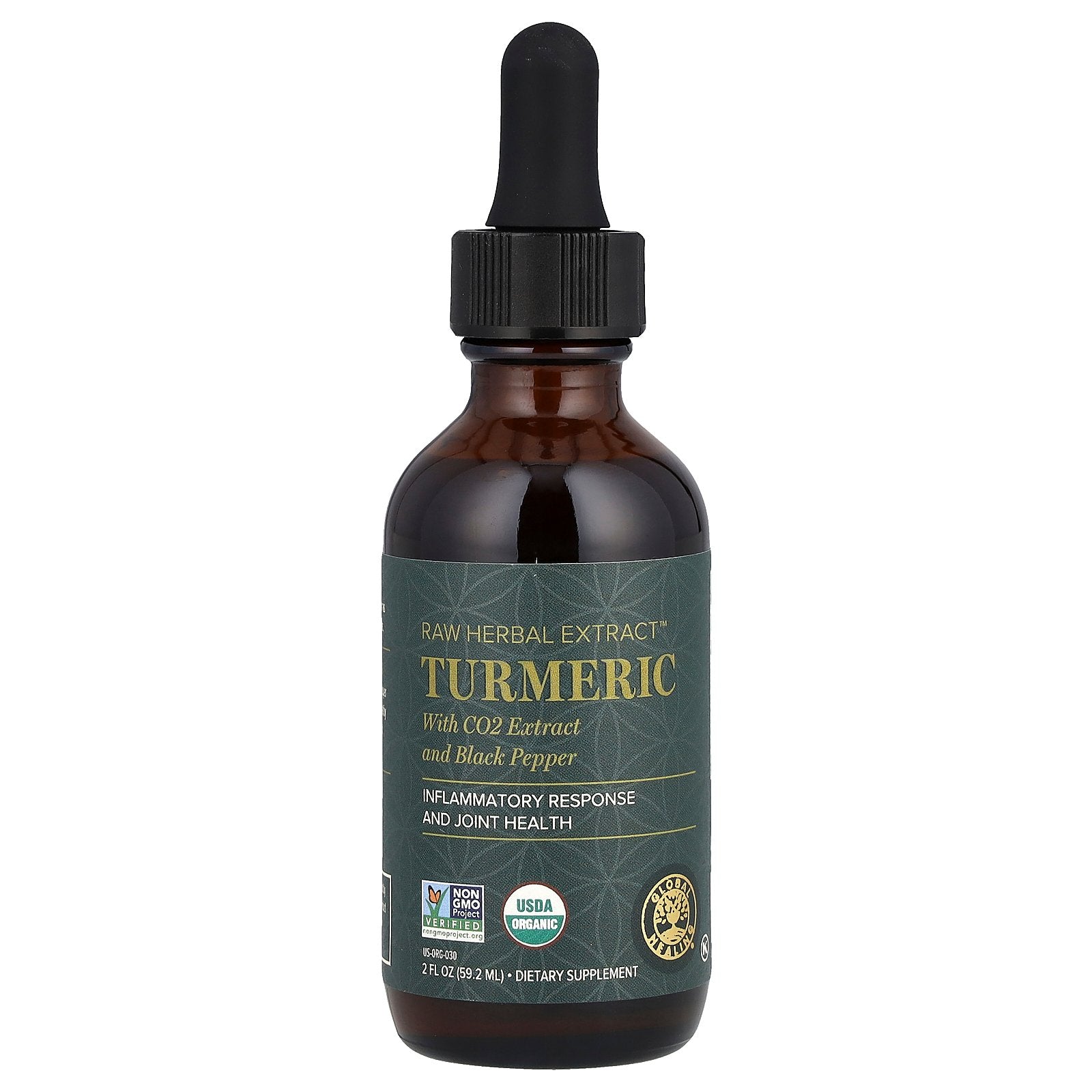 Foto 2 pulgar | Extracto De Hierbas De Cúrcuma Global Healing 59.2 Ml (2 Fl Oz) - Venta Internacional.