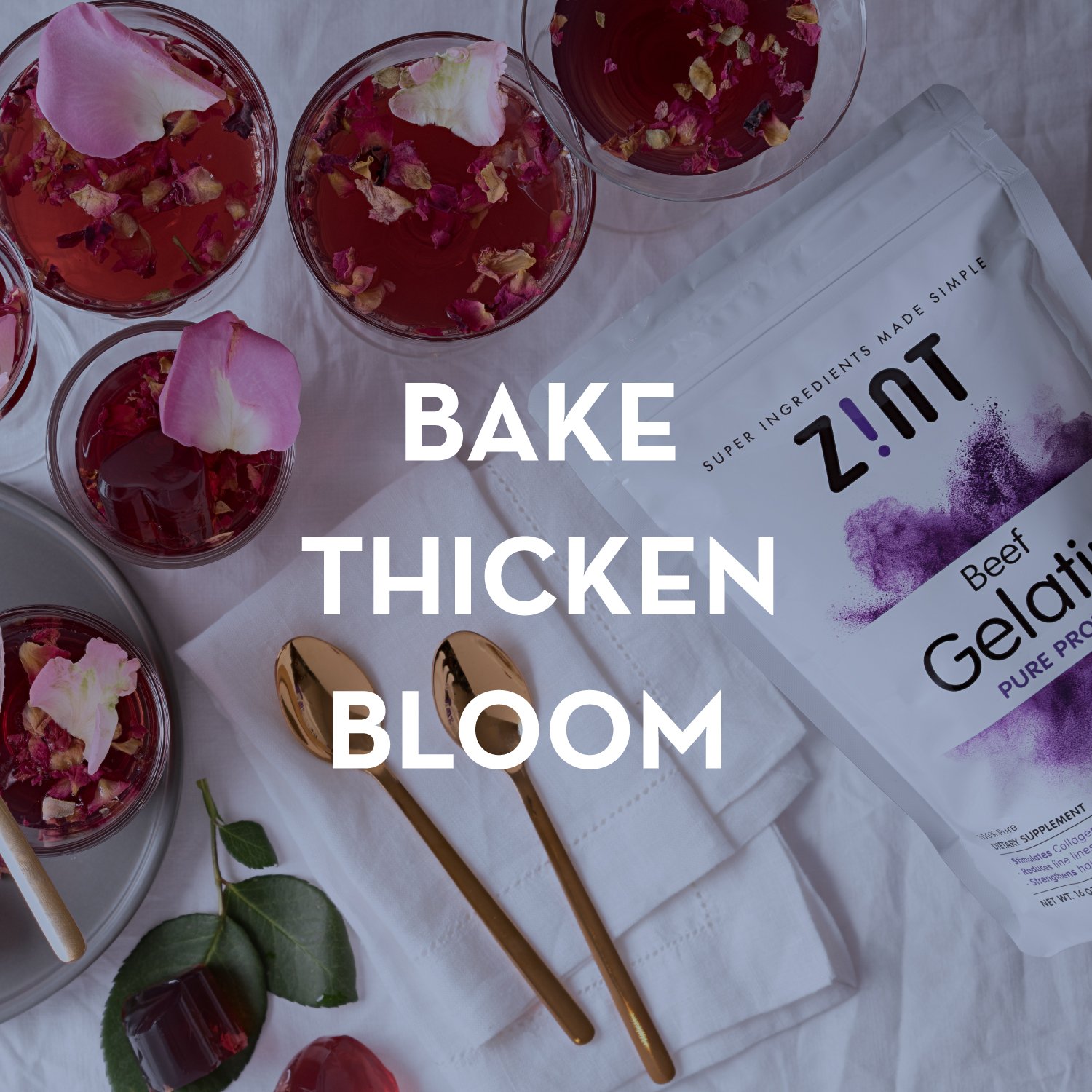 Foto 5 | Gelatina En Polvo Zint Sin Sabor  473 Ml  Colágeno Antienvejecimiento - Venta Internacional.