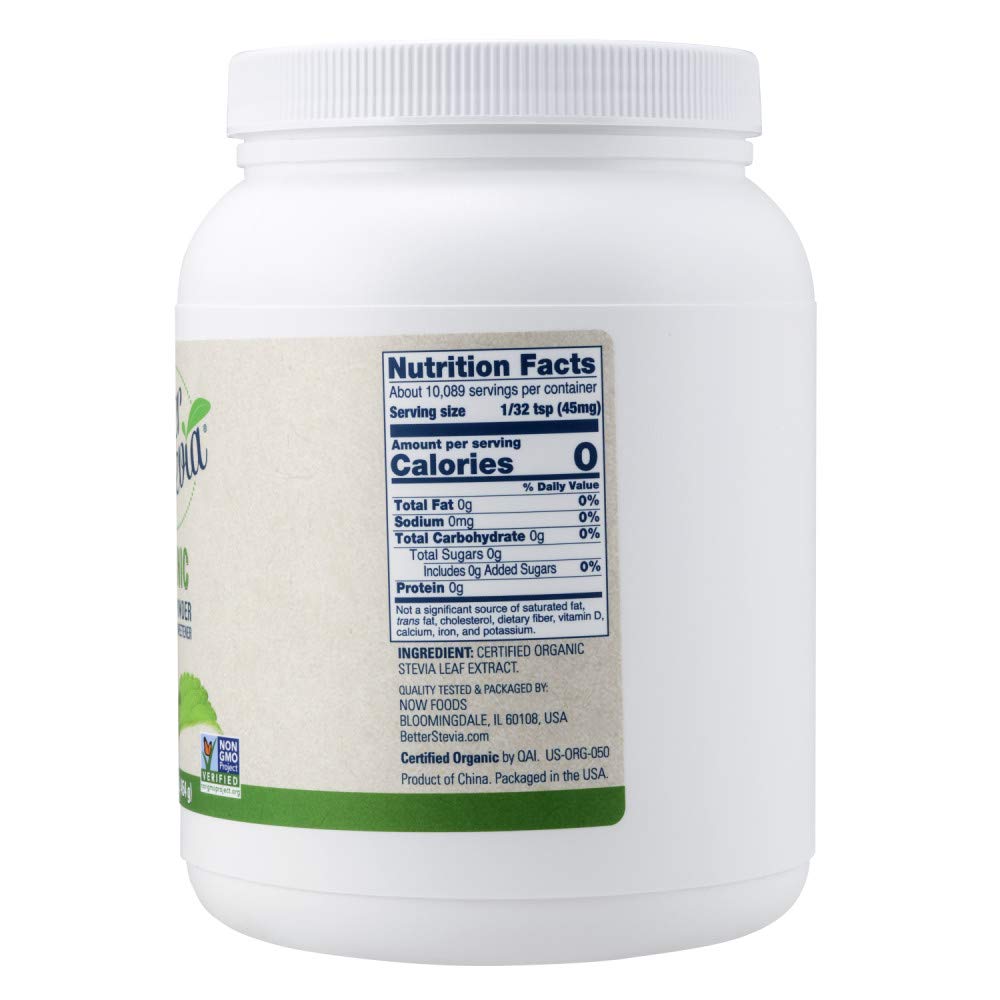 Foto 3 pulgar | Extracto Orgánico Better Stevia De Sweetener Now Foods  454 G - Venta Internacional.