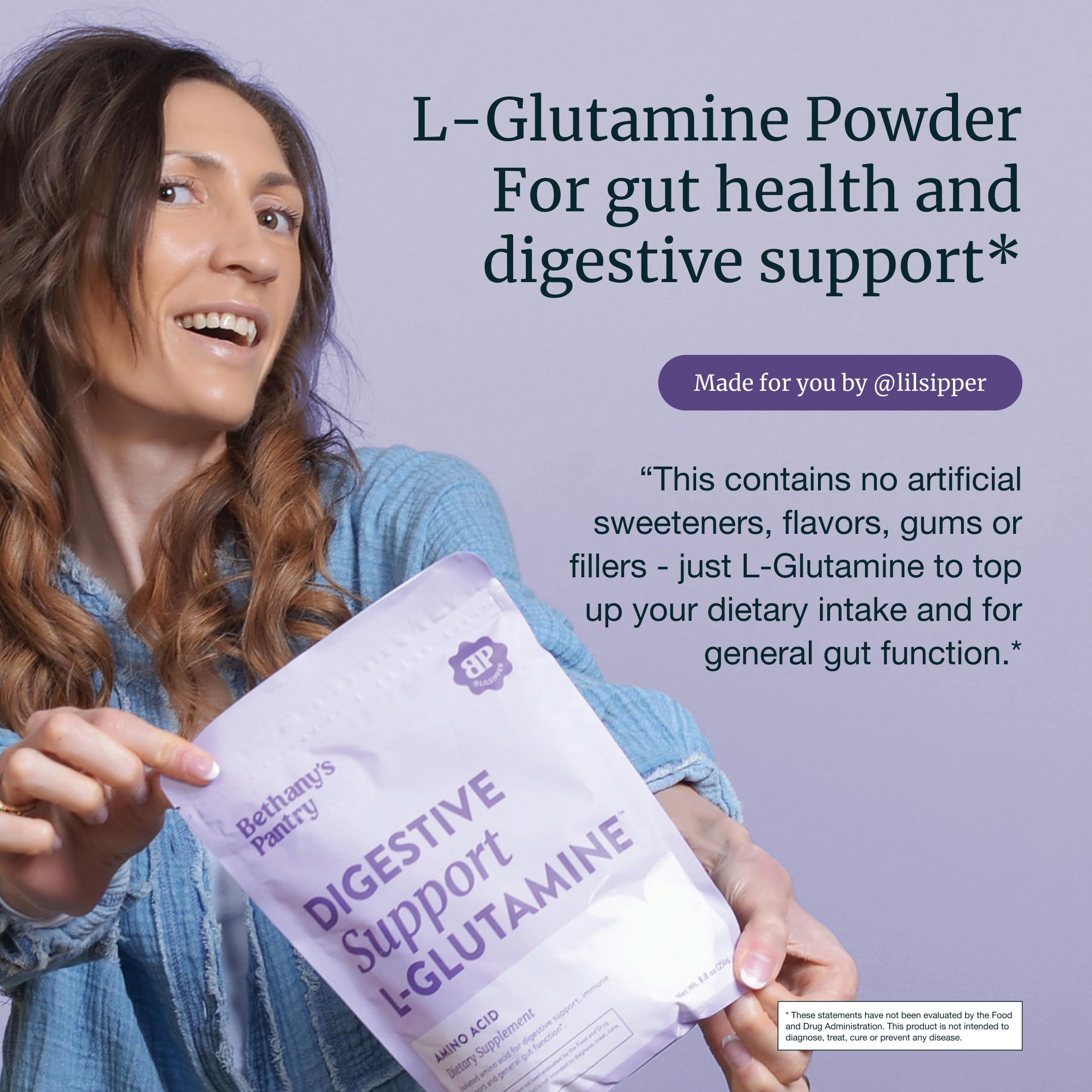 Foto 3 pulgar | Suplemento De L-glutamina Nuzest Bethany's Pantry Digestive Support - Venta Internacional.