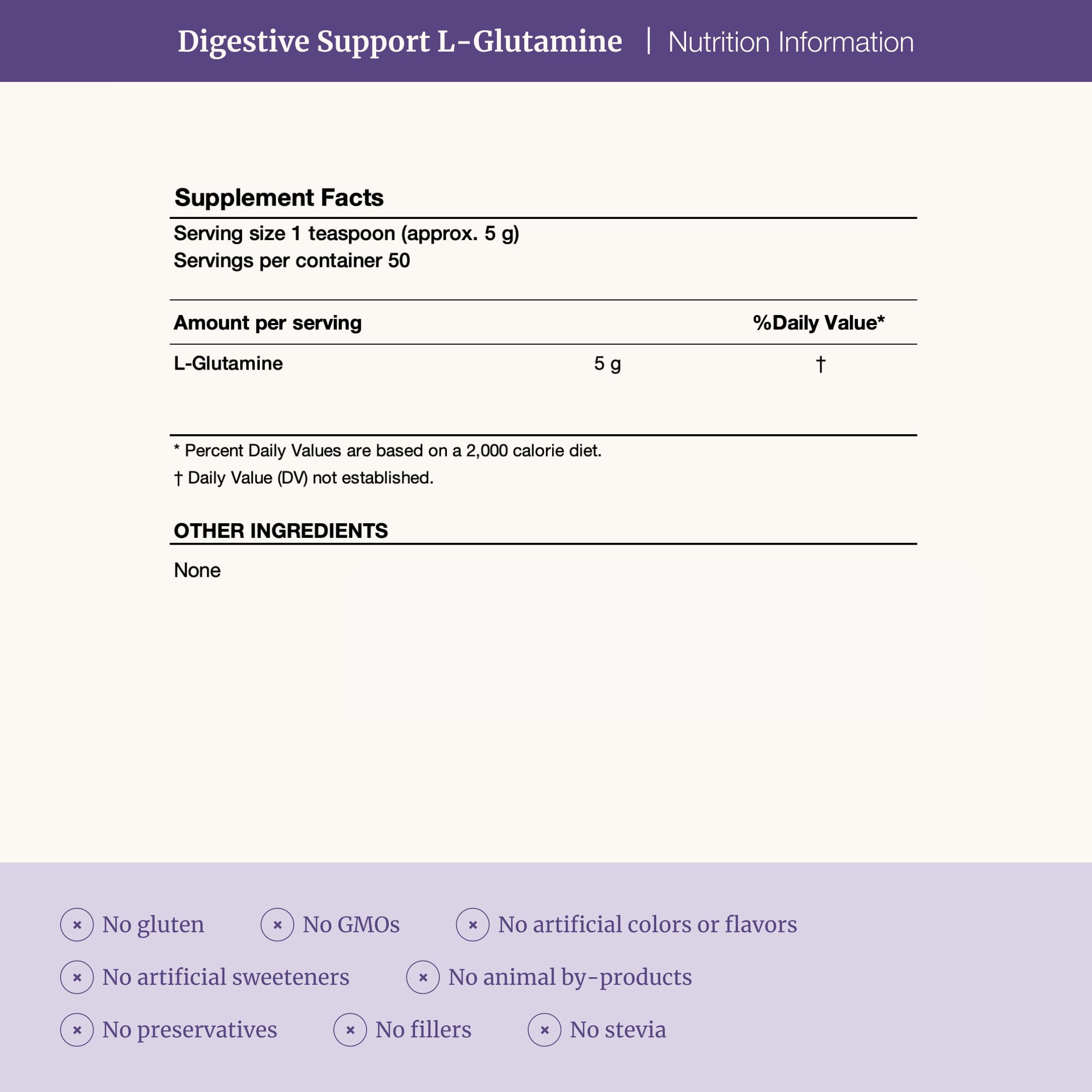 Foto 5 pulgar | Suplemento De L-glutamina Nuzest Bethany's Pantry Digestive Support - Venta Internacional.