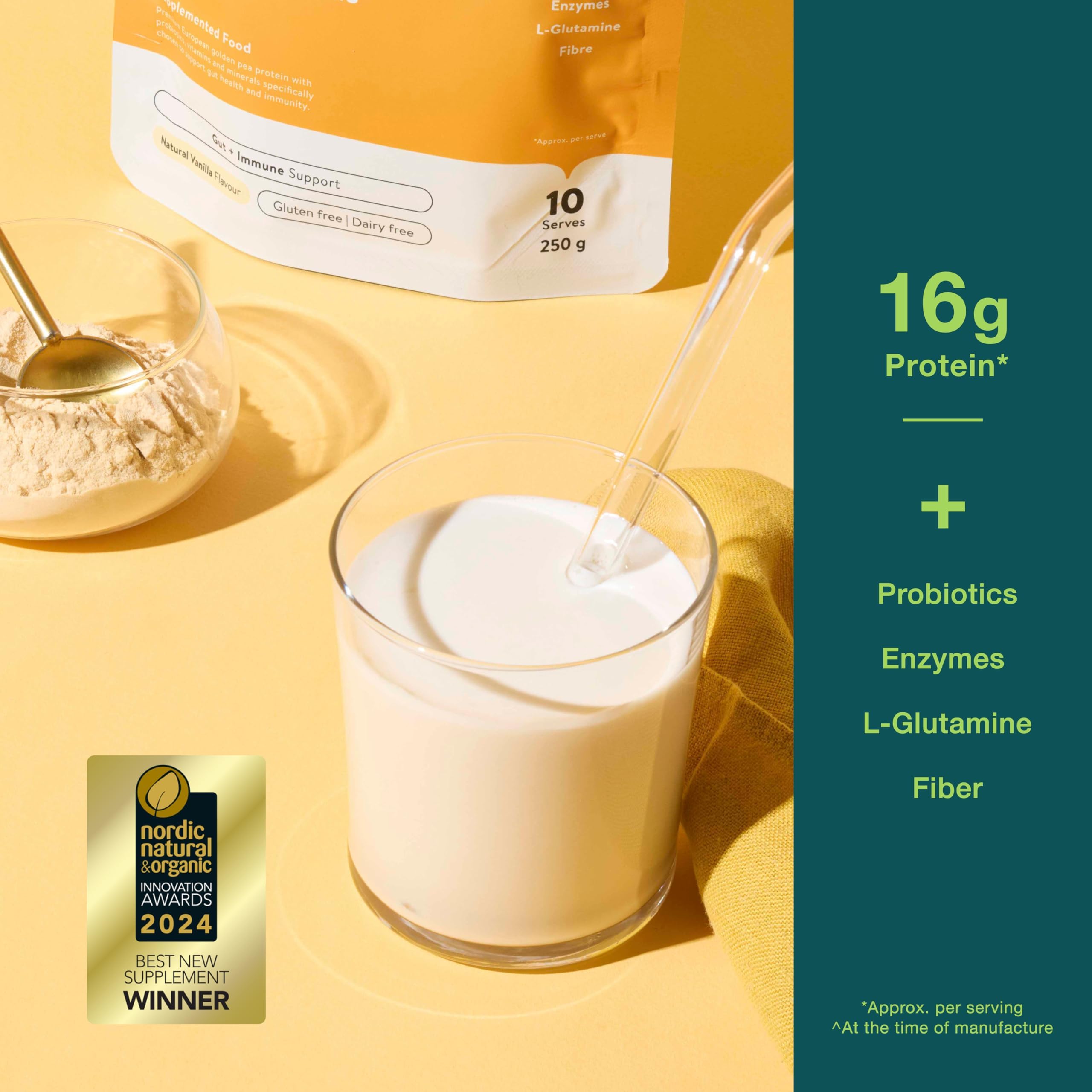Foto 3 pulgar | Suplemento Nuzest Protein Plus Vibrant Insides Vanilla 250 G - Venta Internacional.