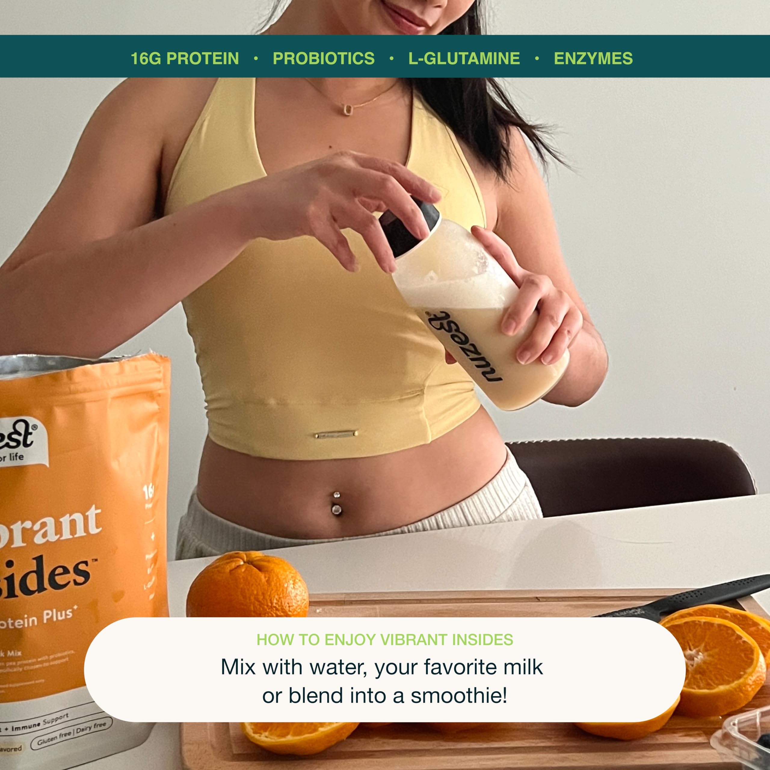 Foto 8 pulgar | Suplemento Nuzest Protein Plus Vibrant Insides Vanilla 250 G - Venta Internacional.