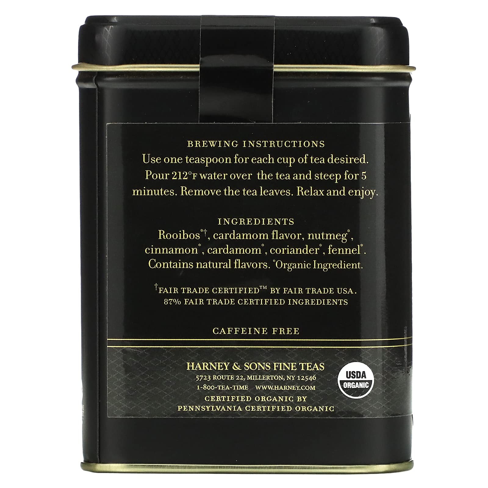 Foto 3 pulgar | Té De Hierbas Harney & Sons Organic Rooibos Chai 112 G - Venta Internacional.