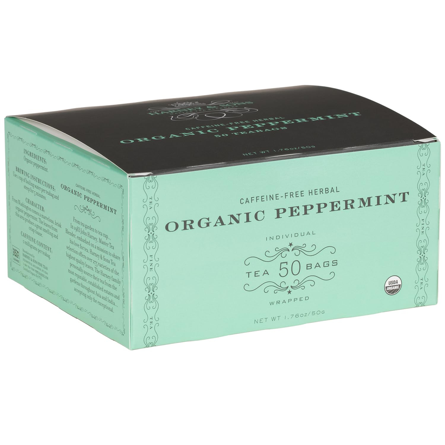 Foto 2 pulgar | Menta Orgánica Tea Harney & Sons 50 G (50 Bolsitas De Té) - Venta Internacional.