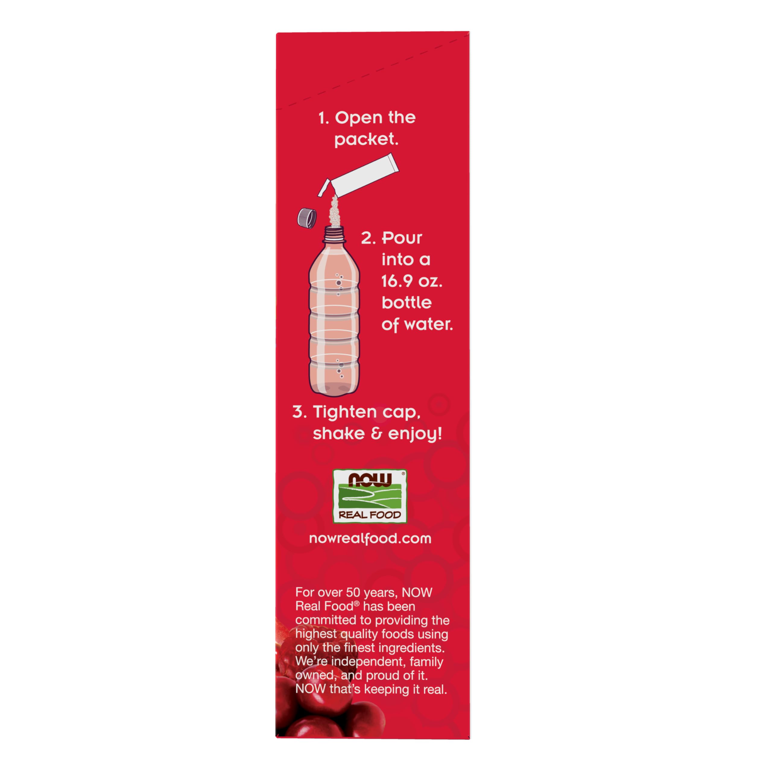 Foto 4 | Sticks Para Bebidas Now Foods Slender Sticks Pomegranate Berry  12 Unidades - Venta Internacional.