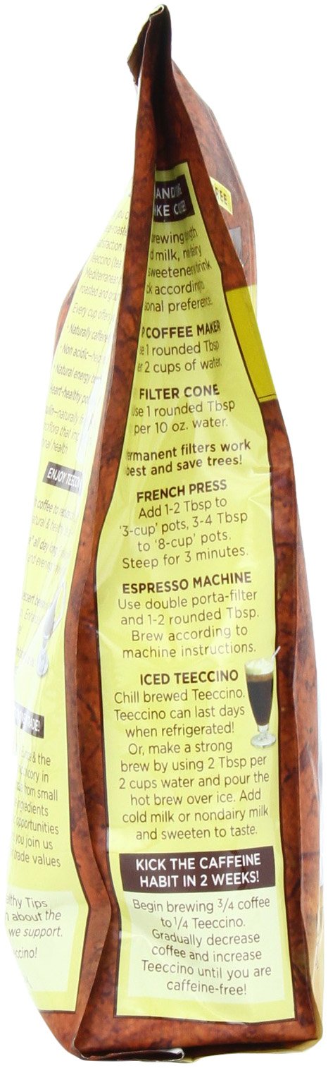 Foto 5 pulgar | Herbal Coffee Teeccino Mediterranean Vainilla Nuez 325 Ml X 3 - Venta Internacional.