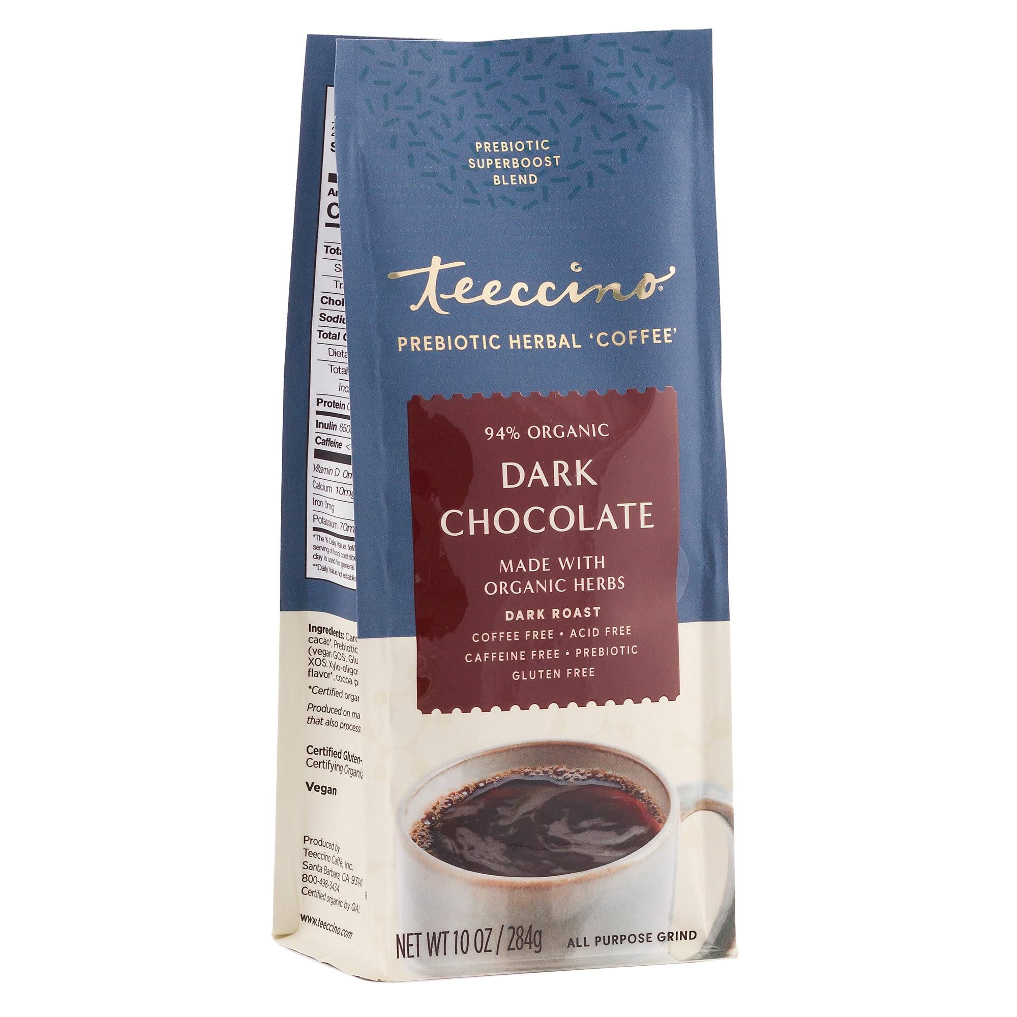 Foto 1 | Prebiótico De Chocolate Negro Teeccino  300 Ml  De Coffee Alternative - Venta Internacional.