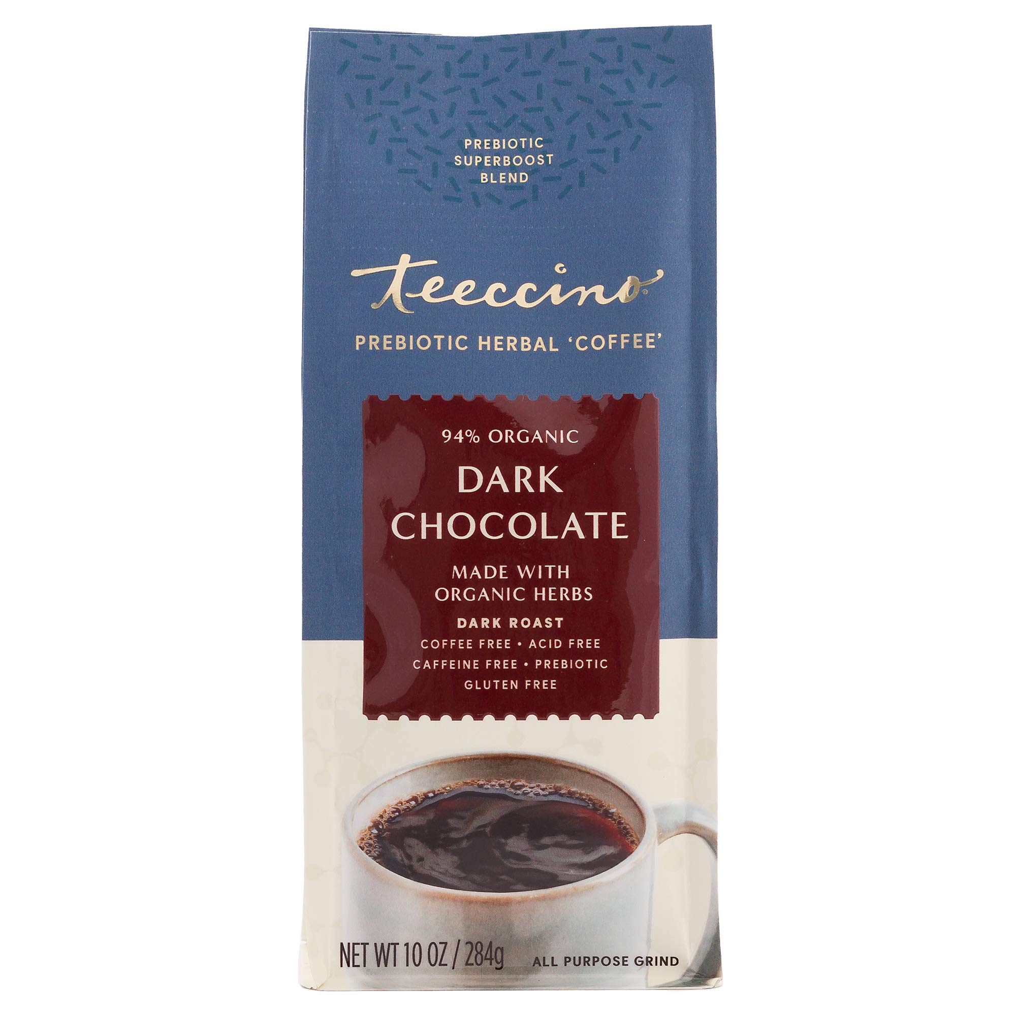 Foto 3 | Prebiótico De Chocolate Negro Teeccino  300 Ml  De Coffee Alternative - Venta Internacional.