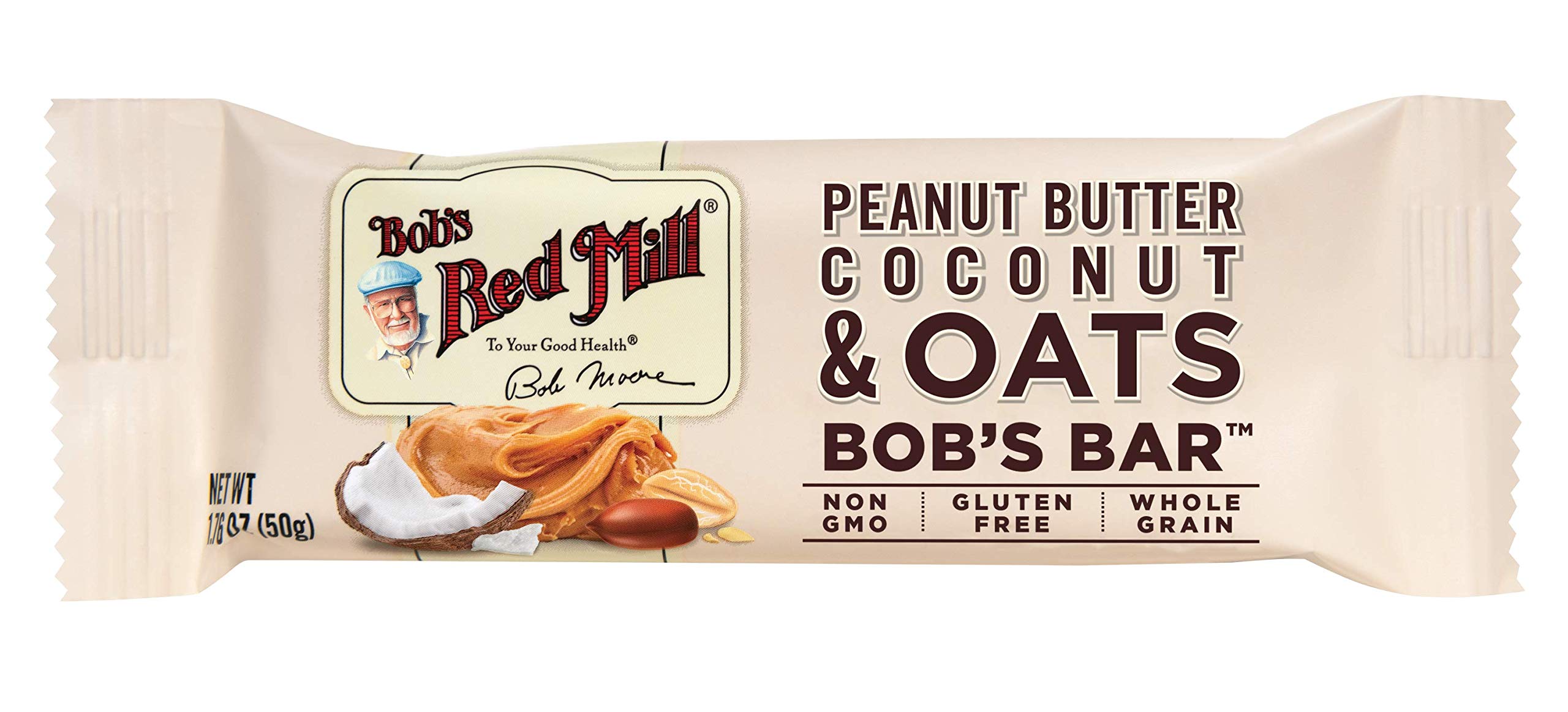 Foto 6 | Snack Bar Bob's Red Mill  Mantequilla De Cacahuete  Coco Y Avena  Paquete De 12 - Venta Internacional.