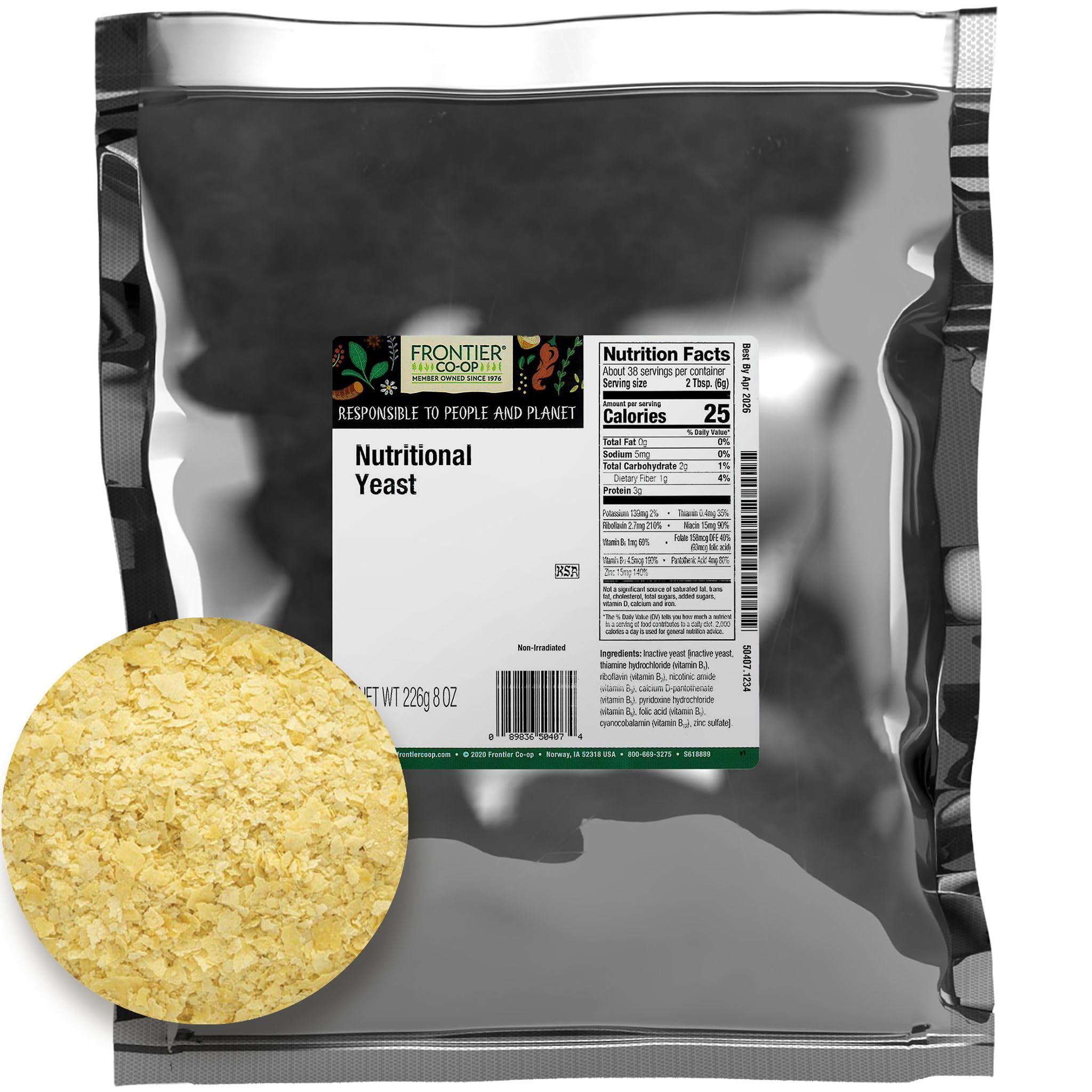 Foto 1 | Levadura Nutricional Frontier Bulk 236 Ml - Venta Internacional.