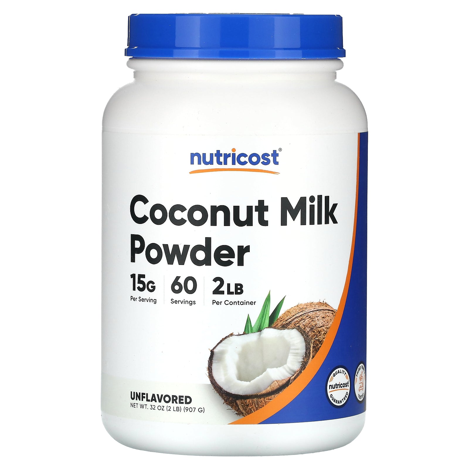 Foto 1 | Leche De Coco En Polvo Nutricost Sin Sabor 907 G - Venta Internacional.