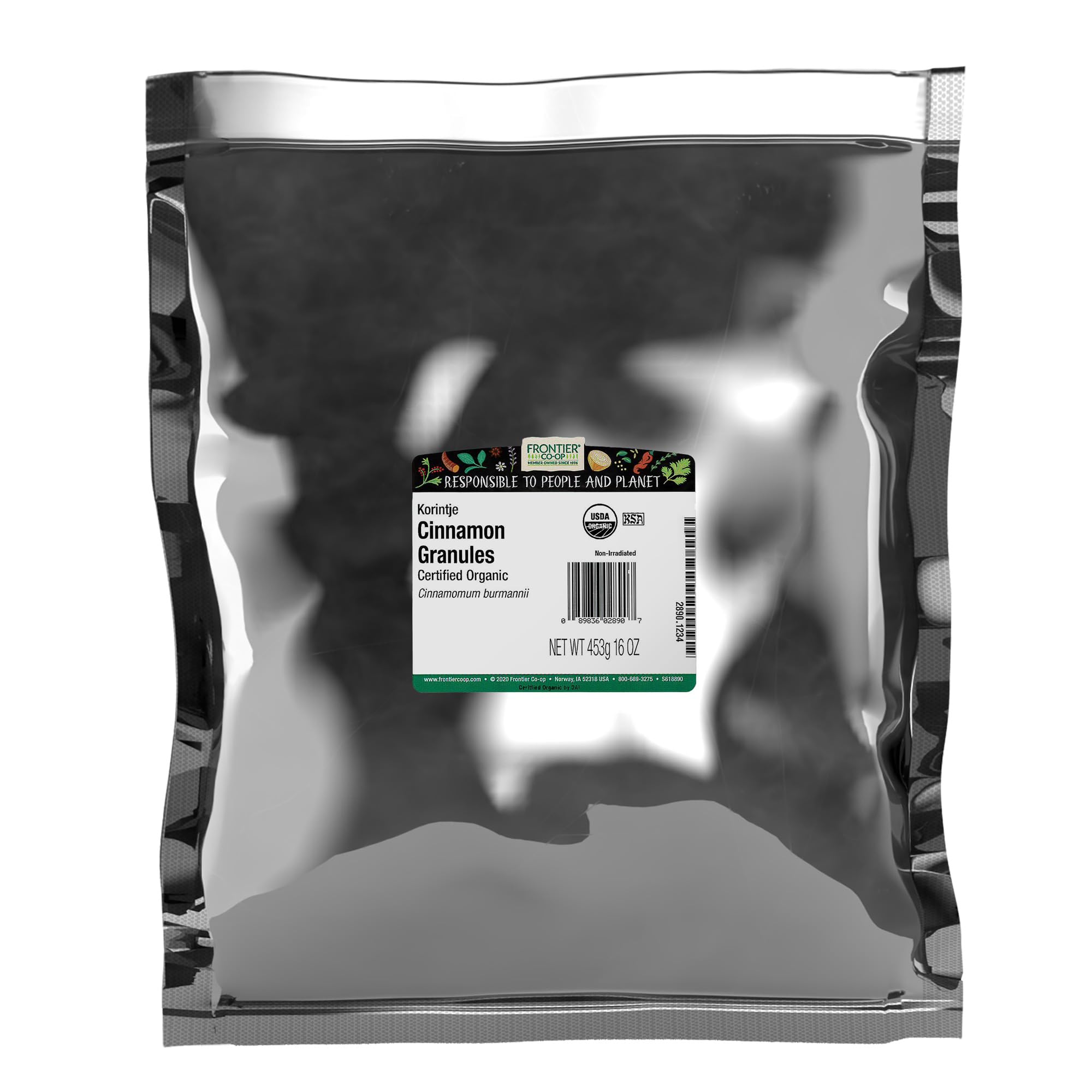 Foto 1 | Gránulos De Canela Frontier Co-op Korintje Organic 454 G - Venta Internacional.