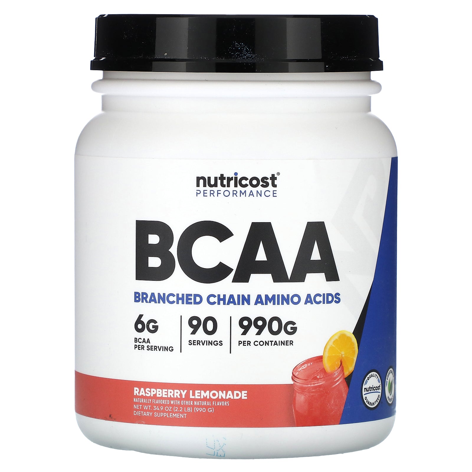 Foto 1 | Suplemento Nutricost Performance Bcaa De Limonada De Frambuesa 990g - Venta Internacional.