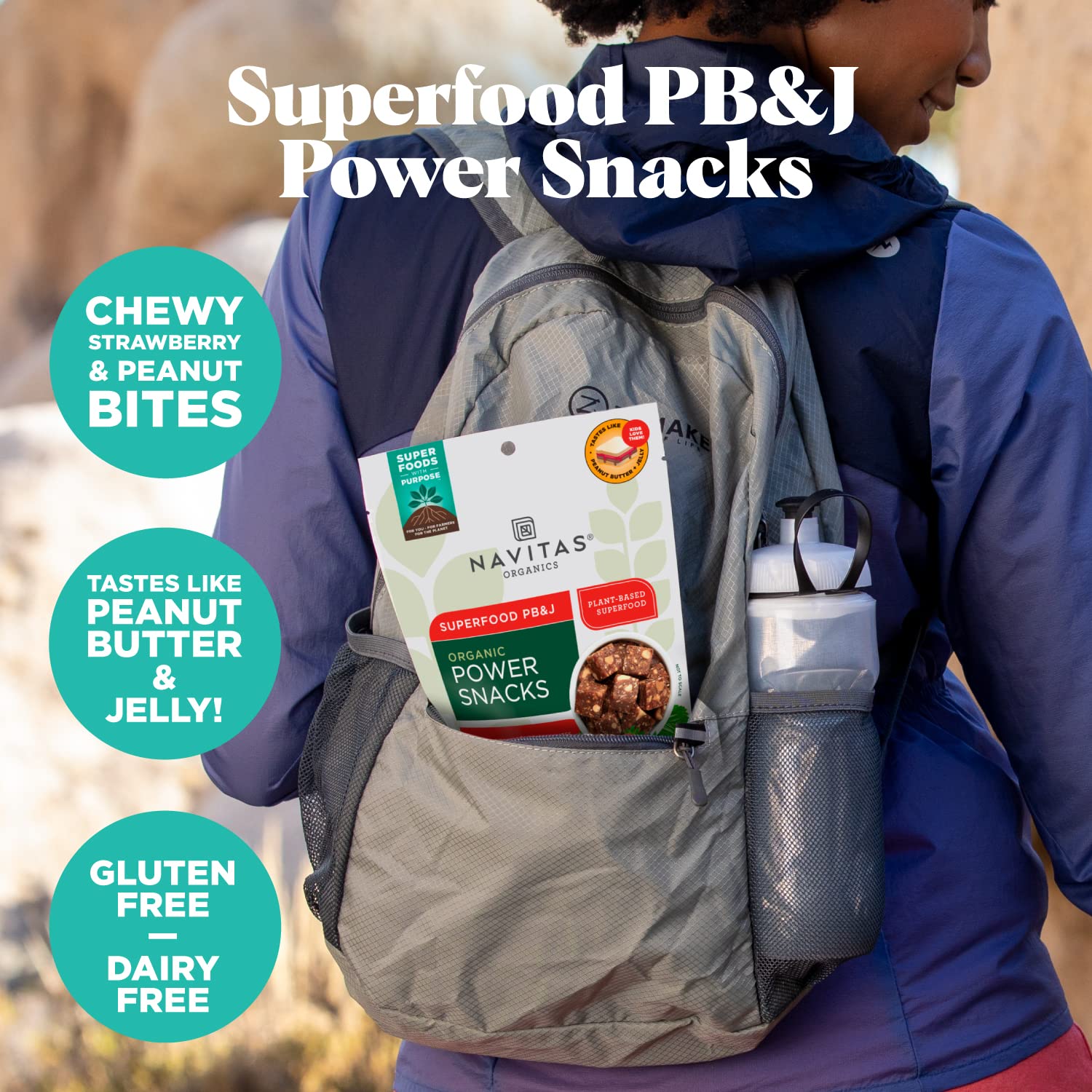 Foto 4 pulgar | Snacks Navitas Organics Superfood Pb&j Power Con Bayas De Goji - Venta Internacional.