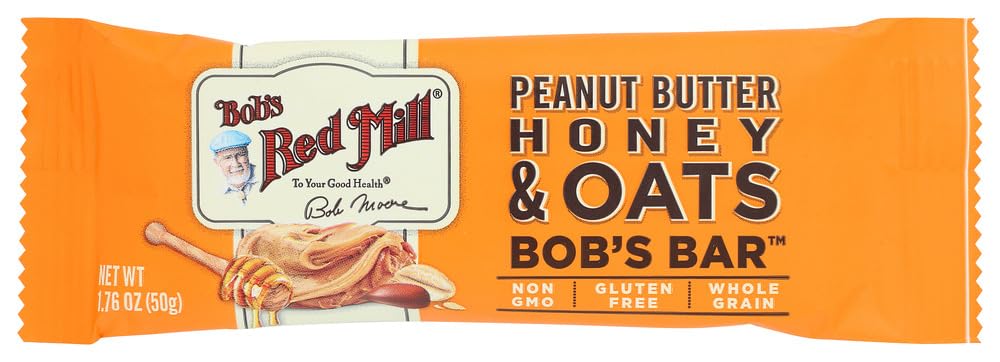 Foto 1 | Snack Bar Bob's Red Mill  Mantequilla De Cacahuete  Miel Y Avena  Paquete De 12 - Venta Internacional.