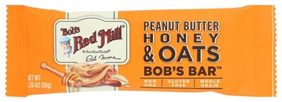 Foto 1 | Snack Bar Bob's Red Mill Mantequilla De Cacahuete Miel Y Avena Paquete De 12 - Venta Internacional.
