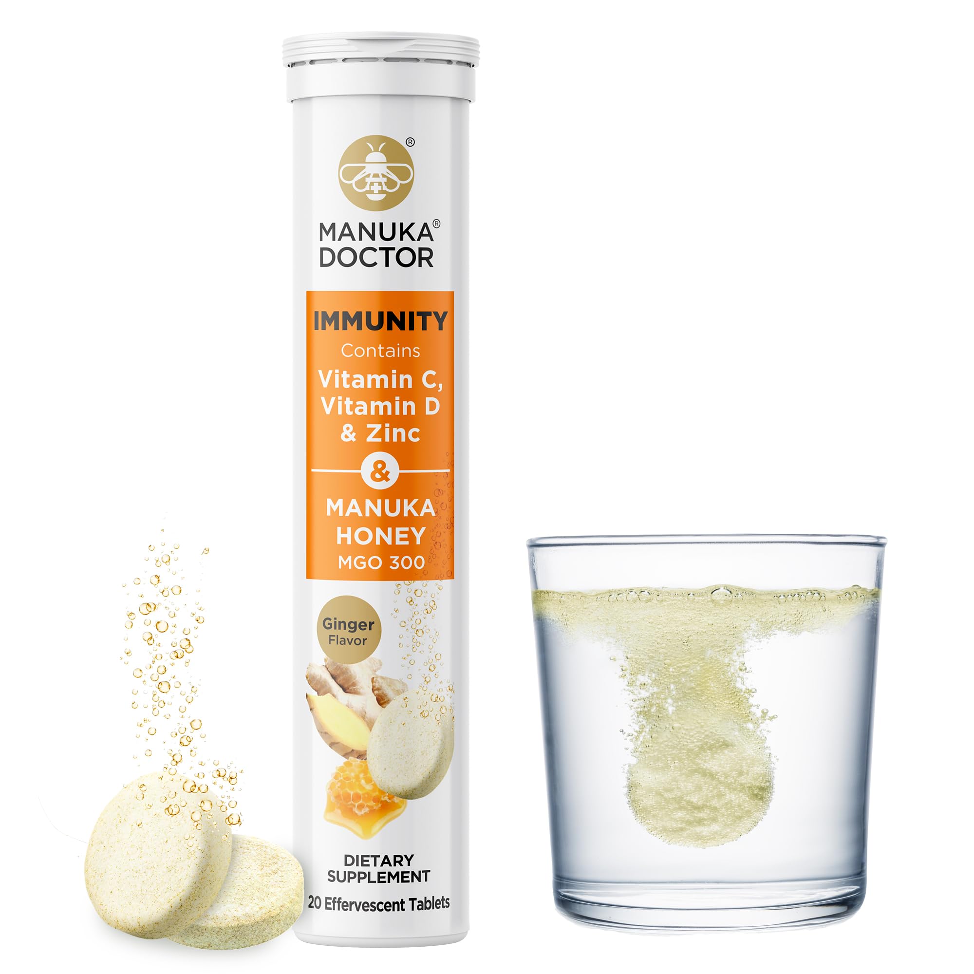 Foto 1 | Tabletas Efervescentes Manuka Doctor Daily Immune Support - Venta Internacional.