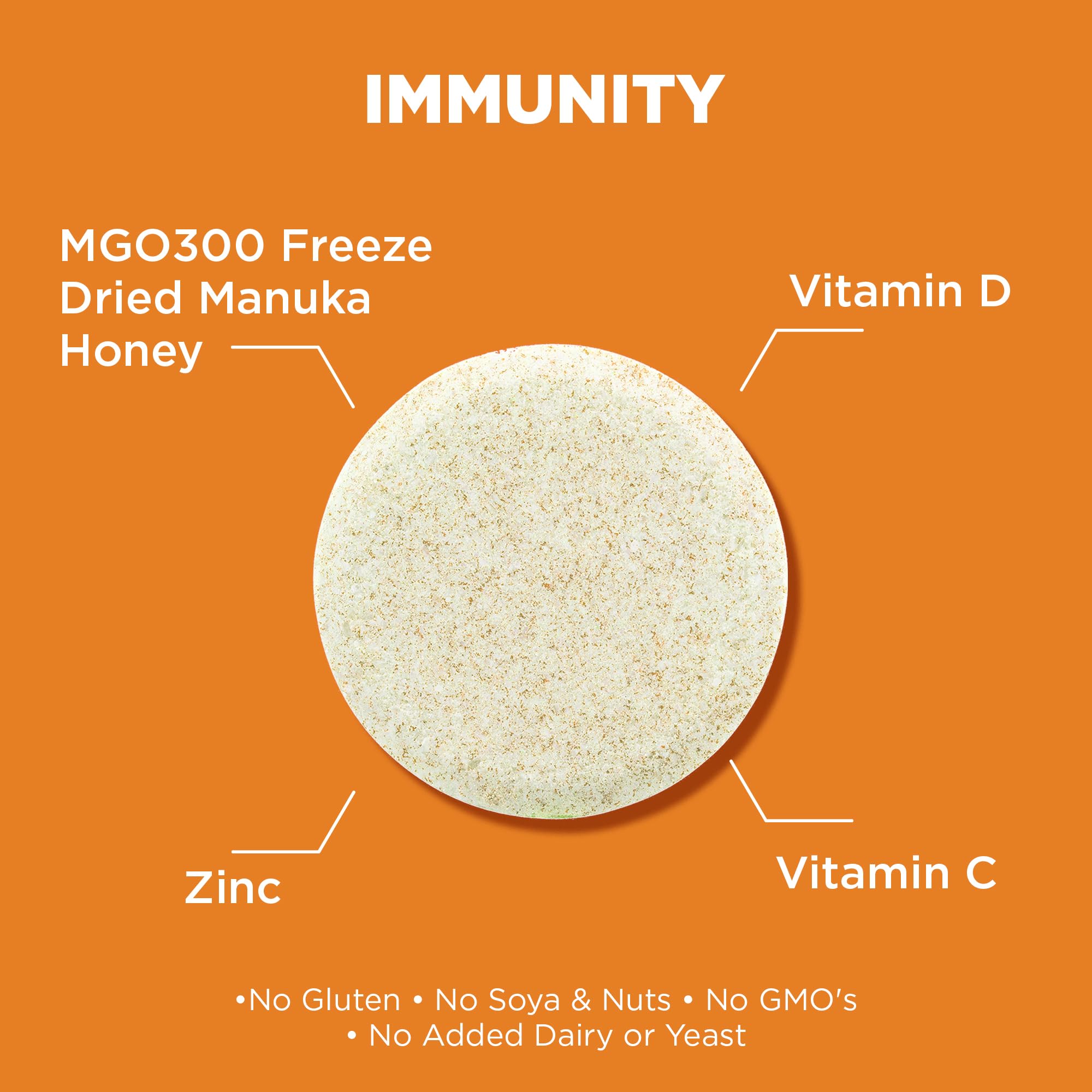 Foto 2 | Tabletas Efervescentes Manuka Doctor Daily Immune Support - Venta Internacional.