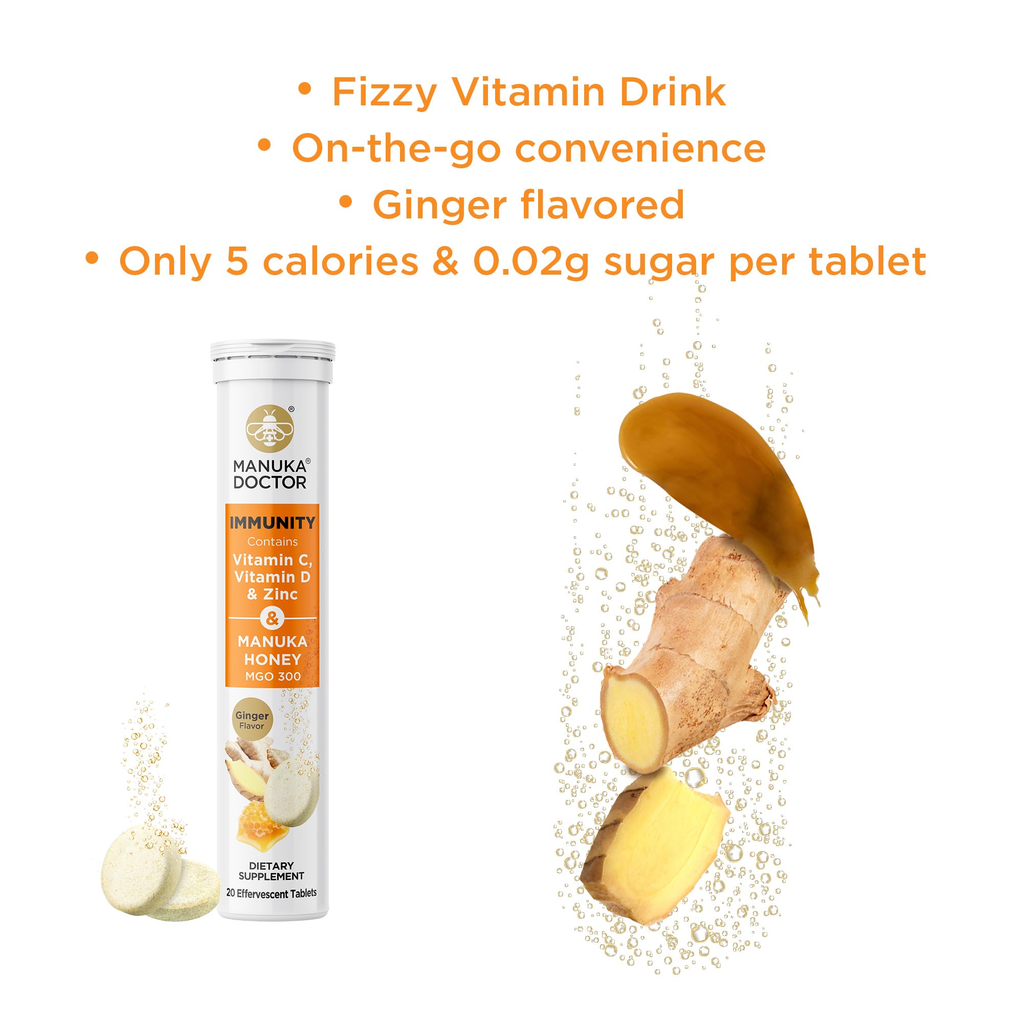 Foto 3 | Tabletas Efervescentes Manuka Doctor Daily Immune Support - Venta Internacional.
