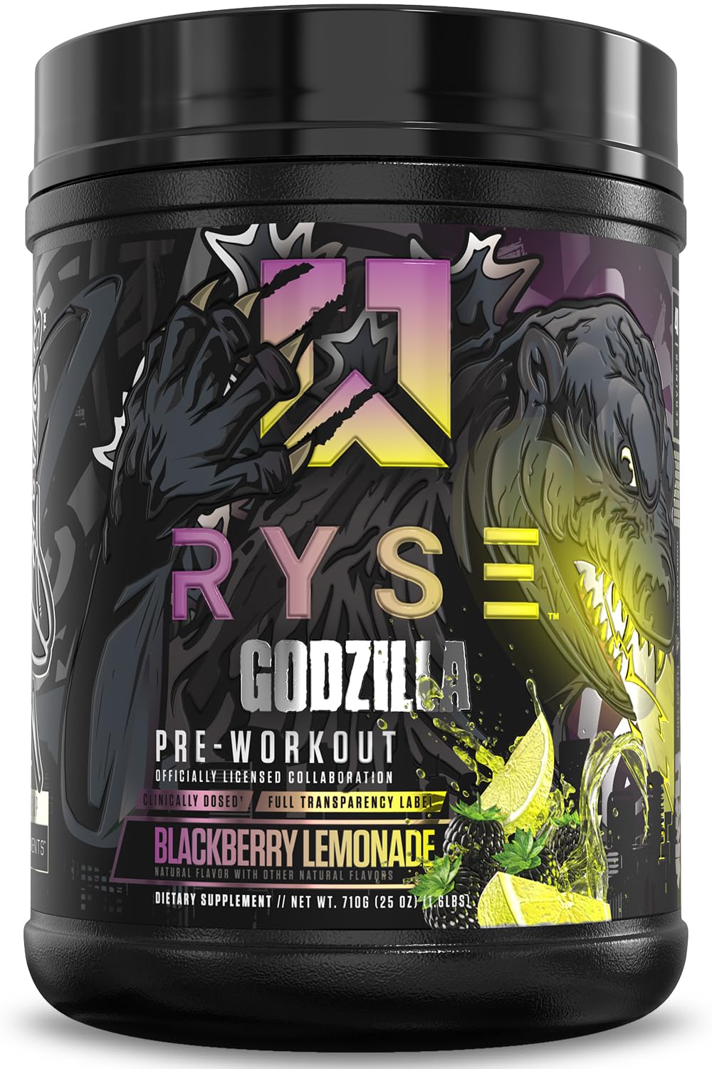 Foto 2 pulgar | Polvo Para Antes Del Entrenamiento Ryse Godzilla X Noel Deyzel Blackberry - Venta Internacional.
