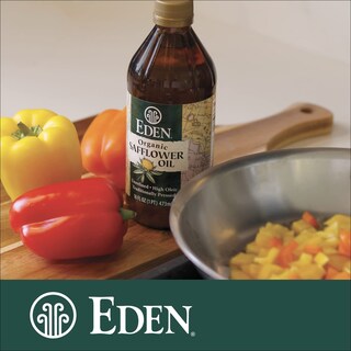 Foto 4 | Aceite De Cártamo Eden Organic Con Alto Contenido De Ácido Oleico Sin Refinar 473 Ml - Venta Internacional.