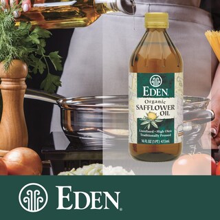 Foto 5 | Aceite De Cártamo Eden Organic Con Alto Contenido De Ácido Oleico Sin Refinar 473 Ml - Venta Internacional.
