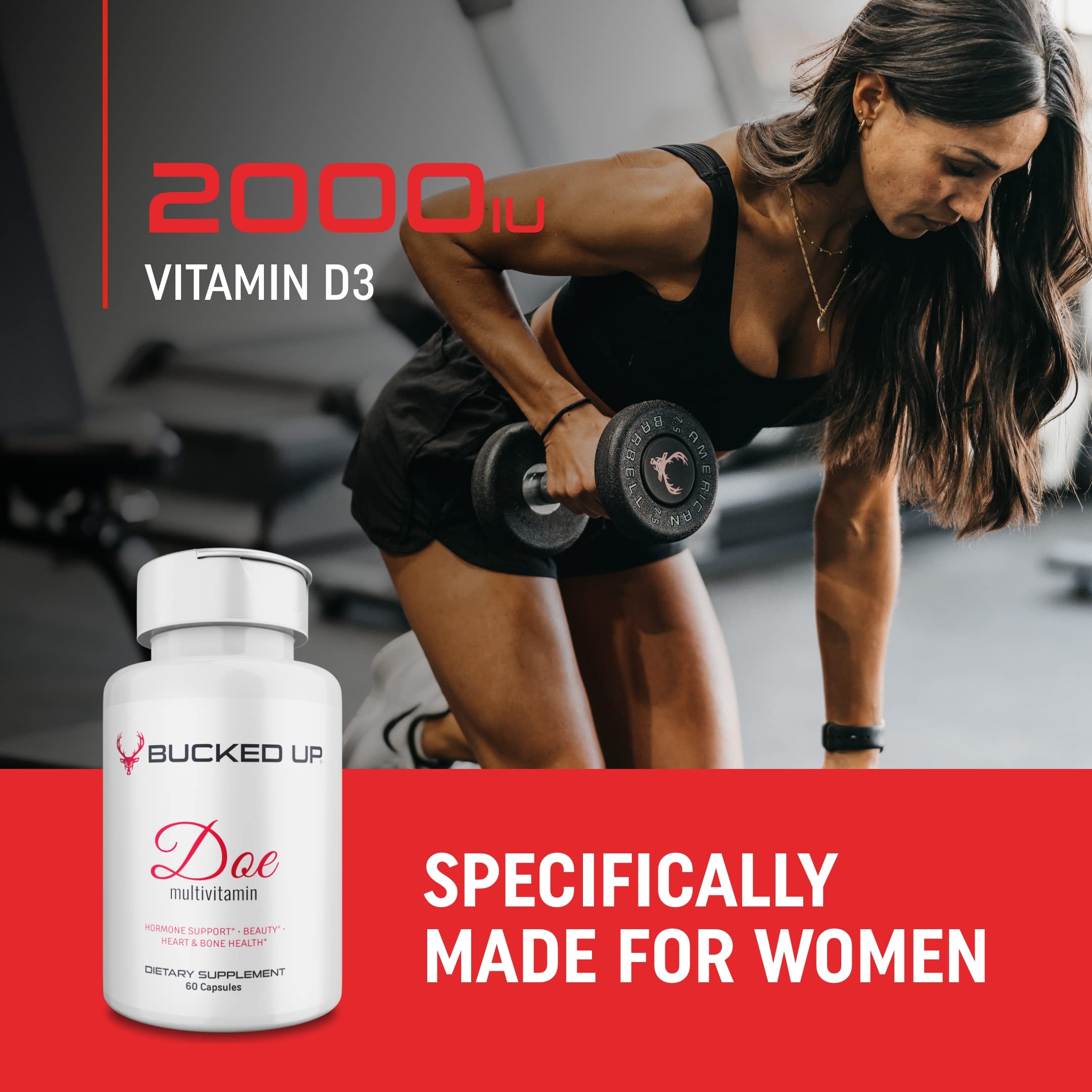 Foto 6 pulgar | Multivitamínico Bucked Up Doe Para Mujer  Espectro Completo  60 Cápsulas - Venta Internacional.