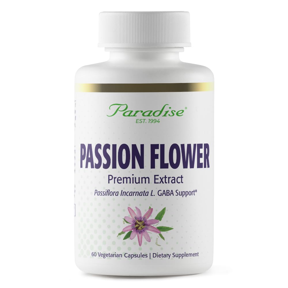 Foto 2 pulgar | Suplemento Paradise Herbs Passion Flor Relaxation 60 Cápsulas - Venta Internacional.