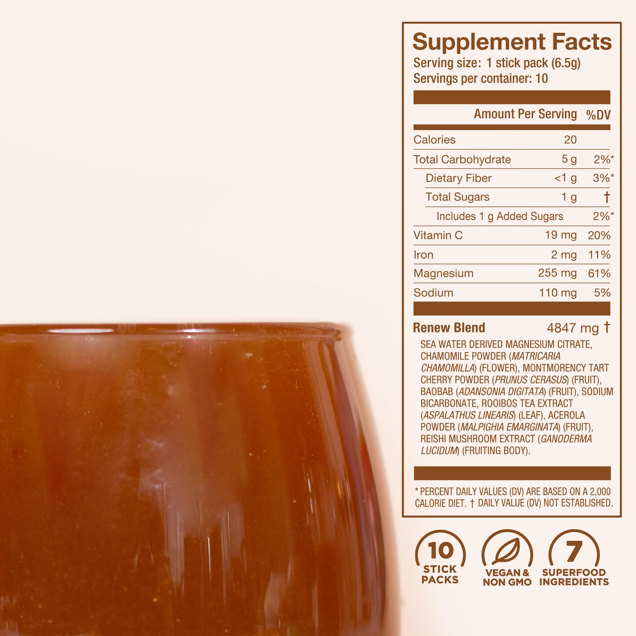 Foto 4 pulgar | Mezcla De Bebidas En Polvo Para Dormir Laird Superfood Sleep & Recover - Venta Internacional.