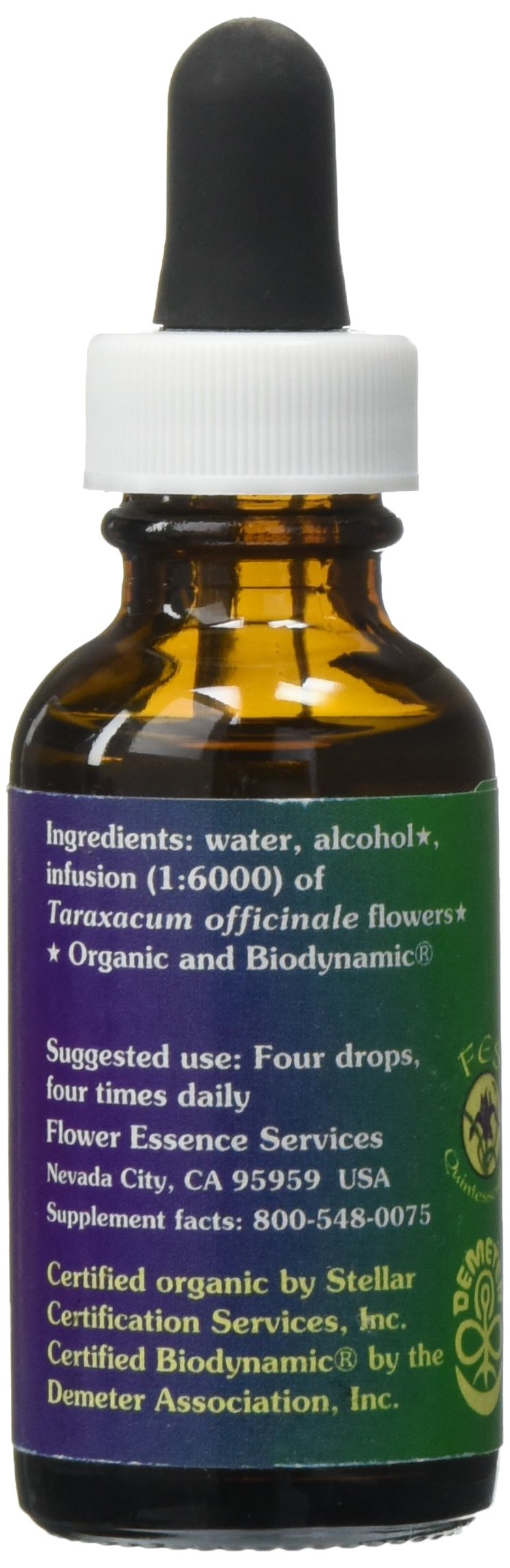 Foto 3 pulgar | Suplementos Herbales Flower Essence Services Dandelion 30 Ml - Venta Internacional.